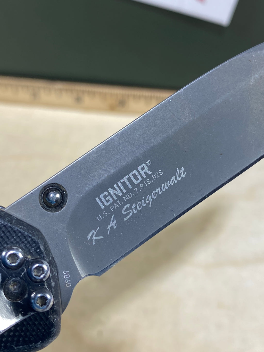 CRKT 6860 Ignitor #87. Light usage.