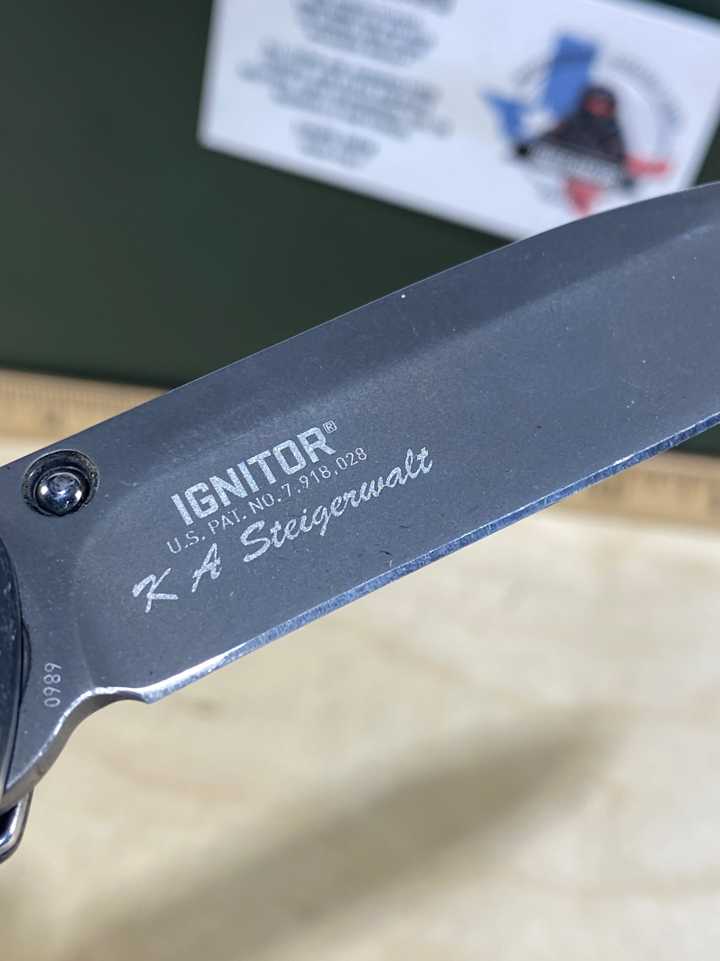CRKT 6860 Ignitor #87. Light usage.