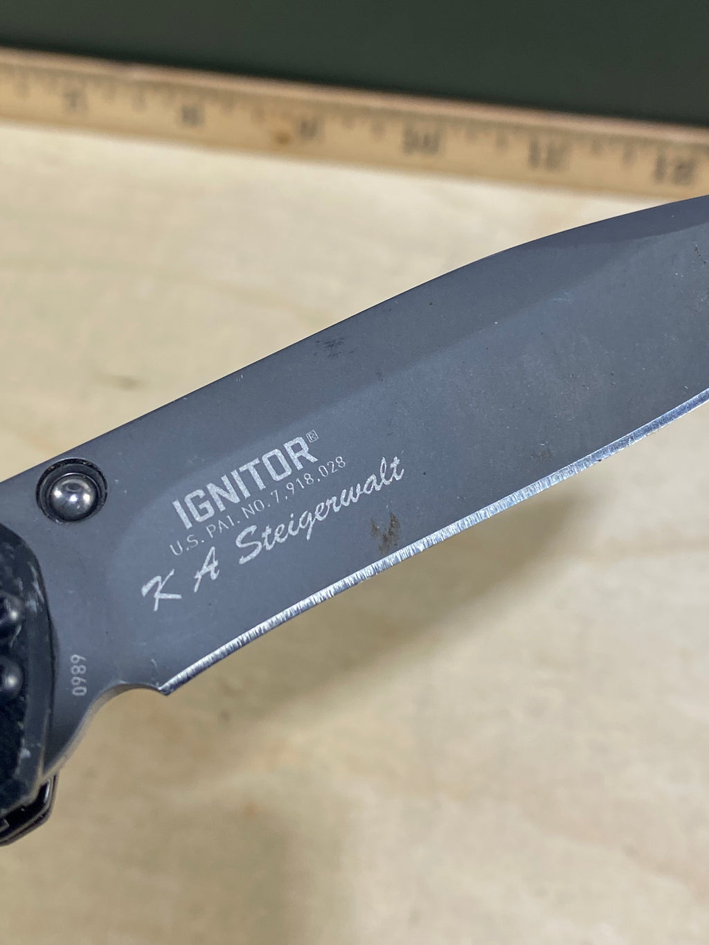 CRKT 6860 Ignitor #88. Light usage. Dirty