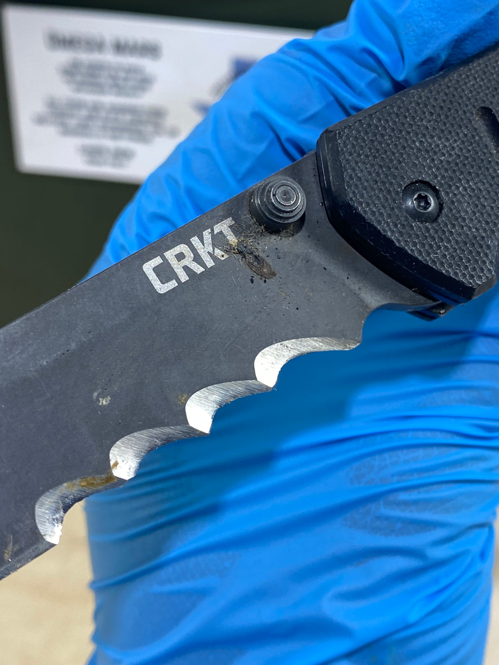 CRKT 6865 Ignitor #90. Light usage. Dirty