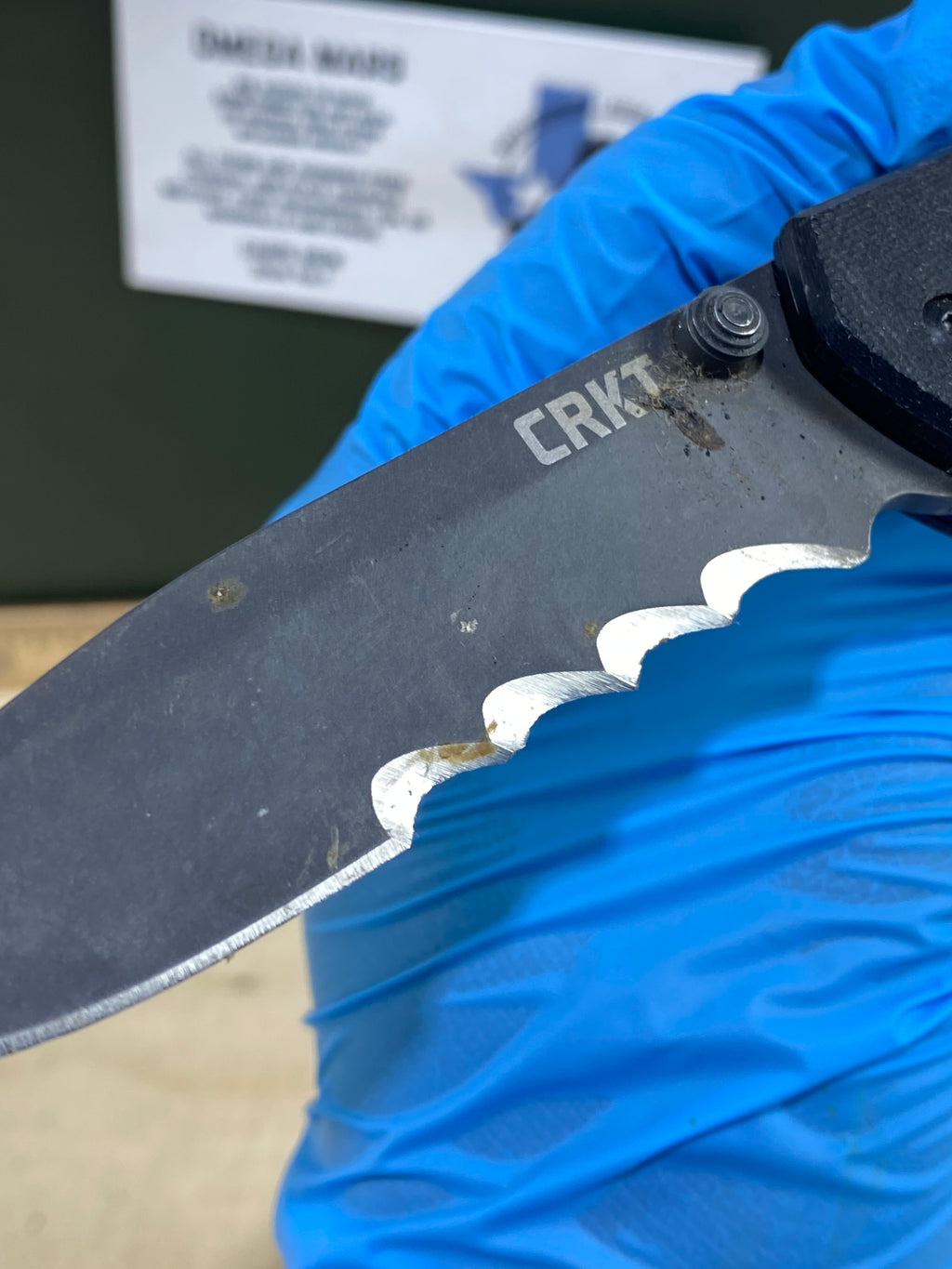 CRKT 6865 Ignitor #90. Light usage. Dirty