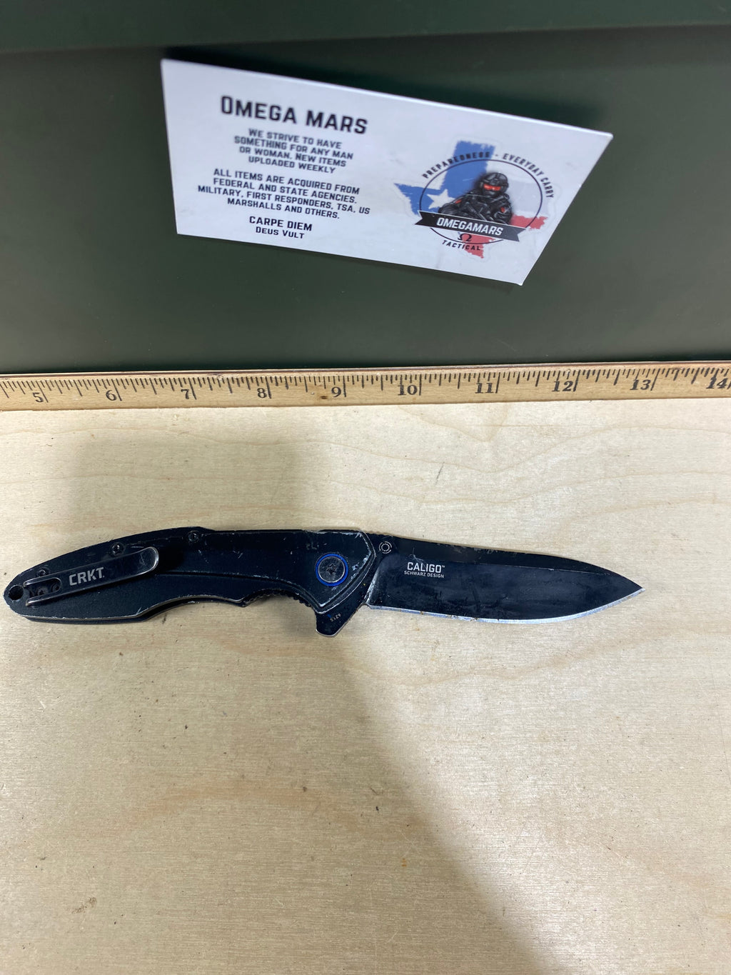 CRKT 6215 Caligo #91. Light usage. Super Dirty
