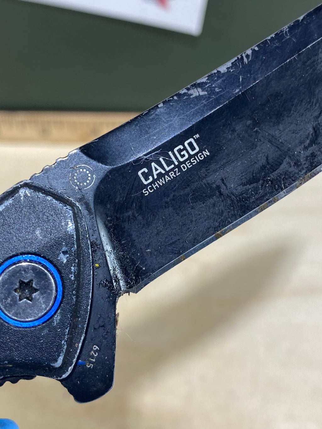 CRKT 6215 Caligo #91. Light usage. Super Dirty