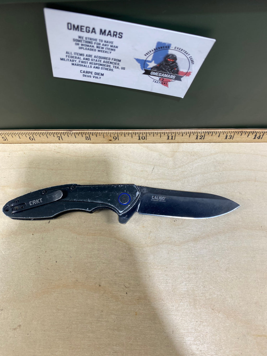 CRKT 6215 Caligo #93. Light usage.