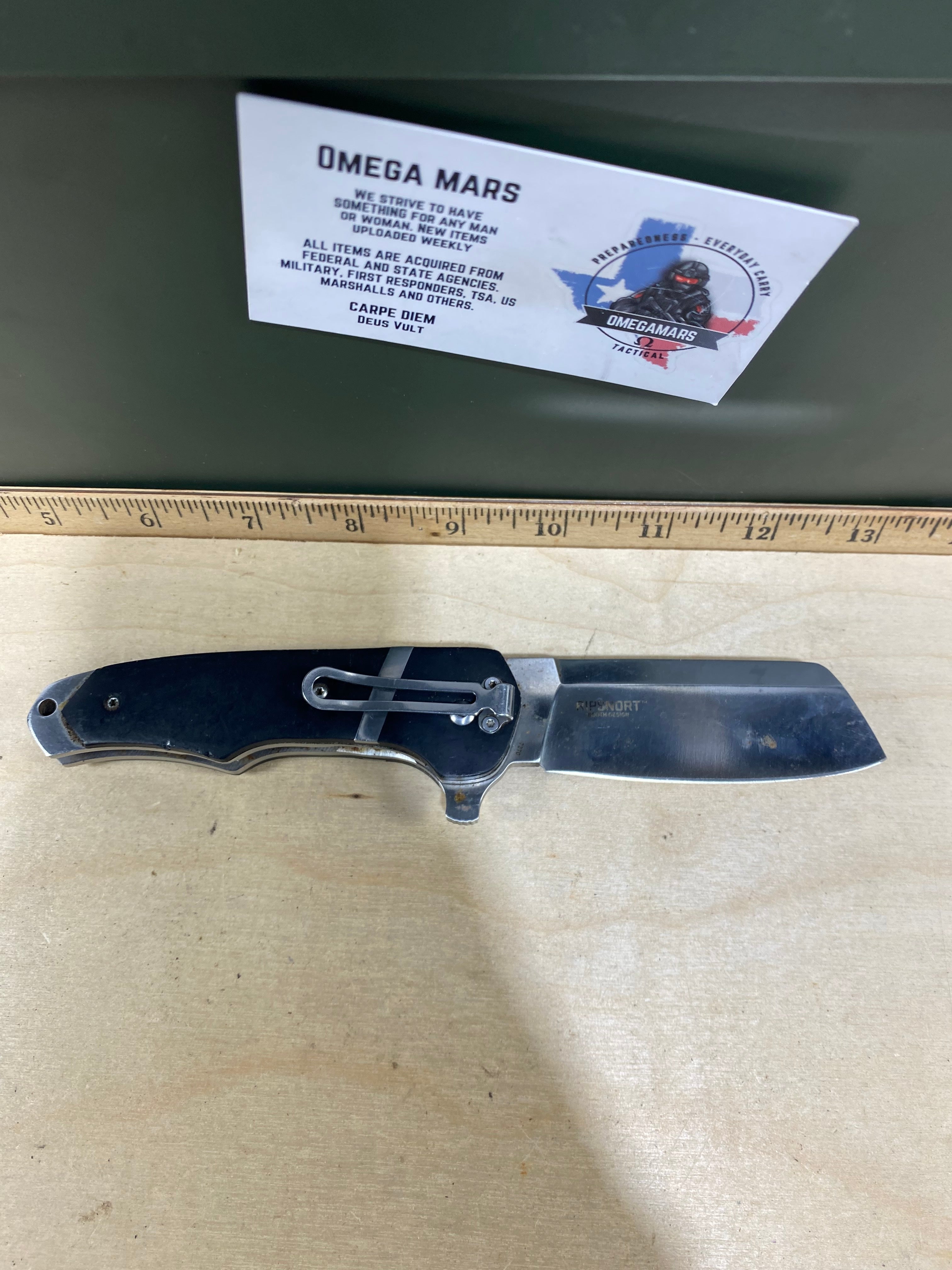 CRKT 7270 Ripsnort #96. Light usage. Dirty