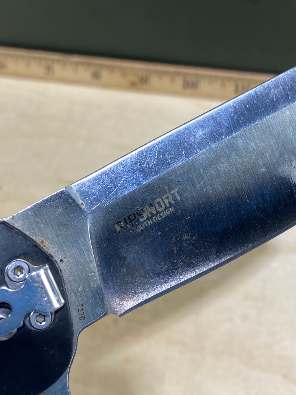CRKT 7270 Ripsnort #96. Light usage. Dirty