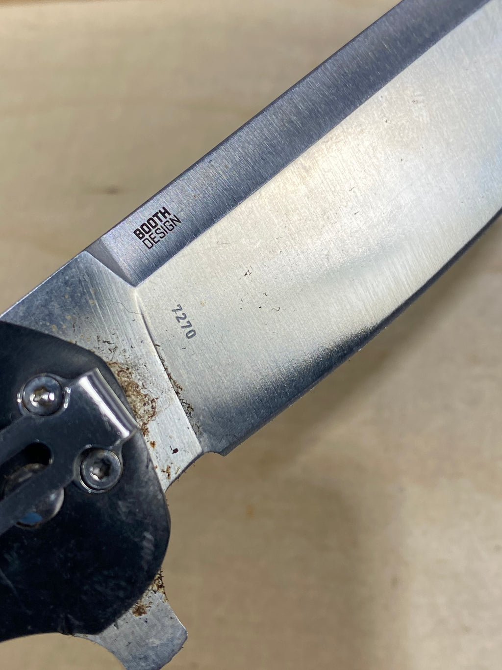 CRKT 7270 #97. Light usage. Dirty