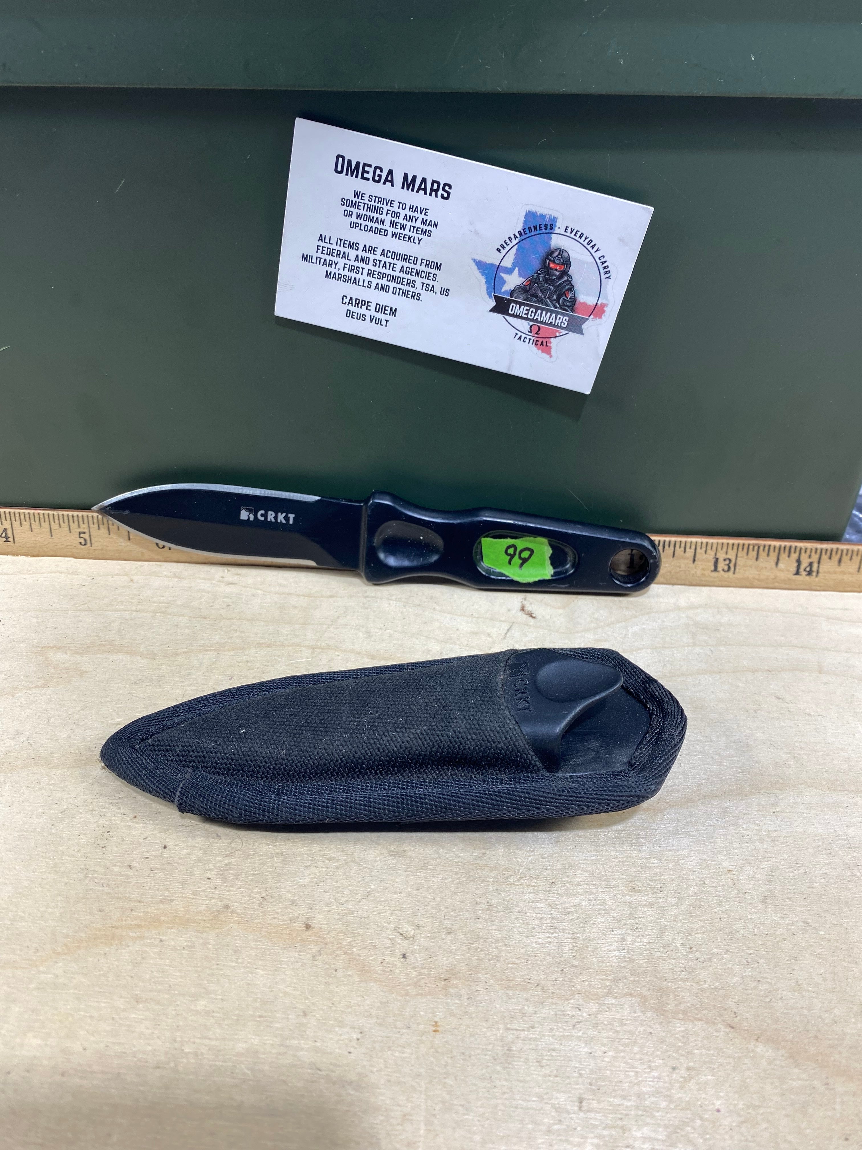 CRKT 2020 Sting. #99. Light usage. Resharpened