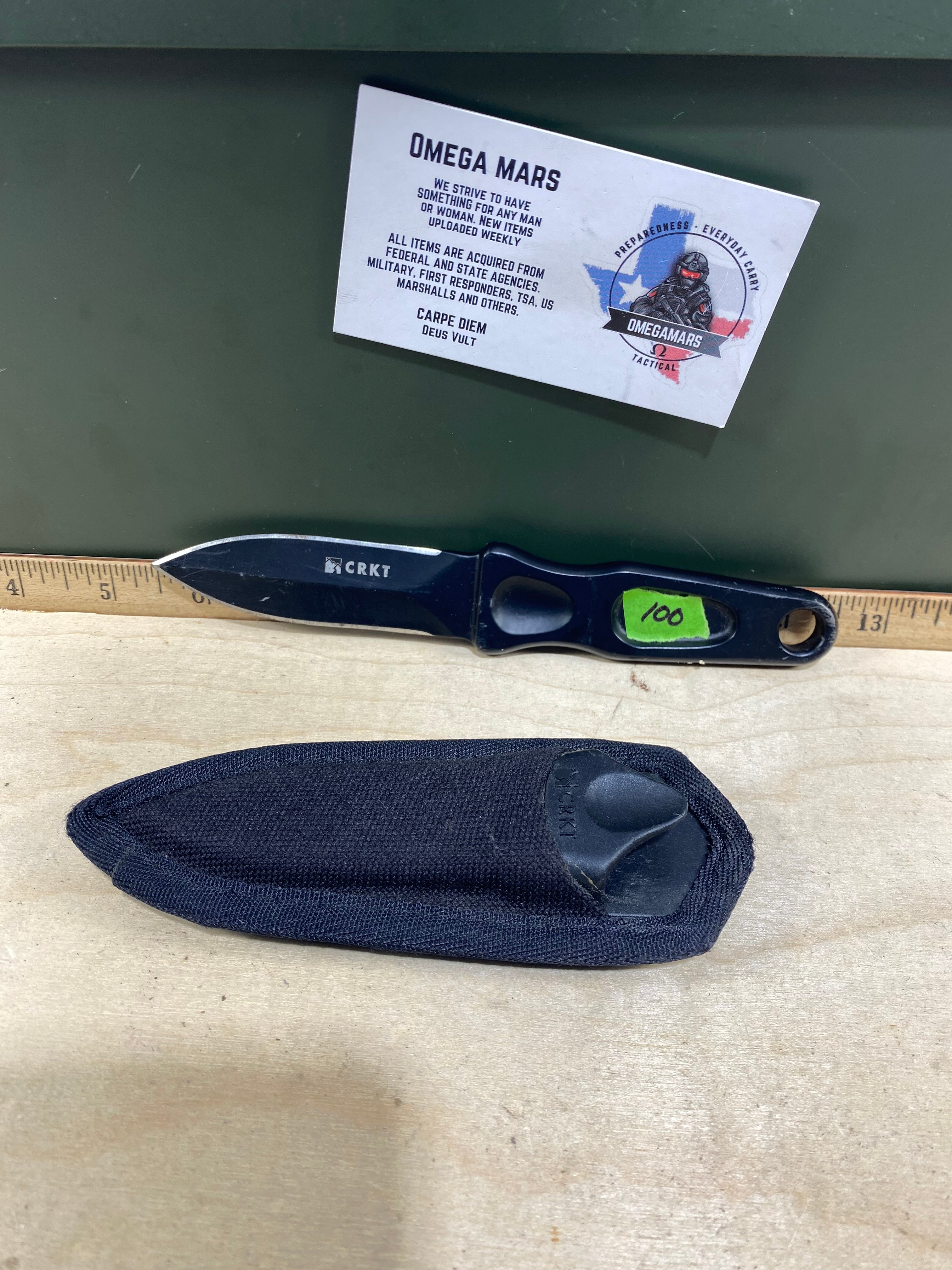 CRKT 2020 Sting #100. Light usage. Resharpened.