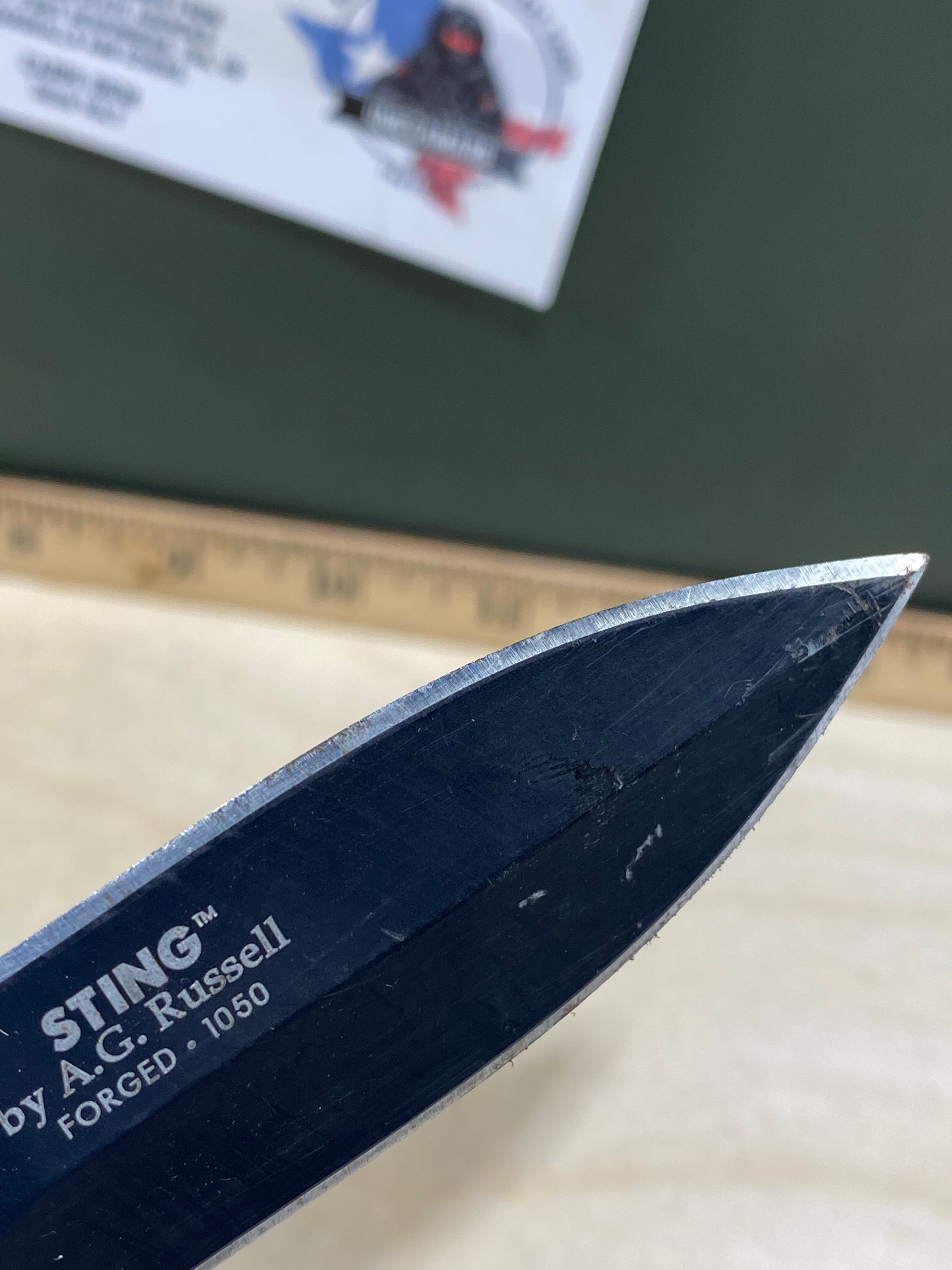 CRKT 2020 Sting #100. Light usage. Resharpened.