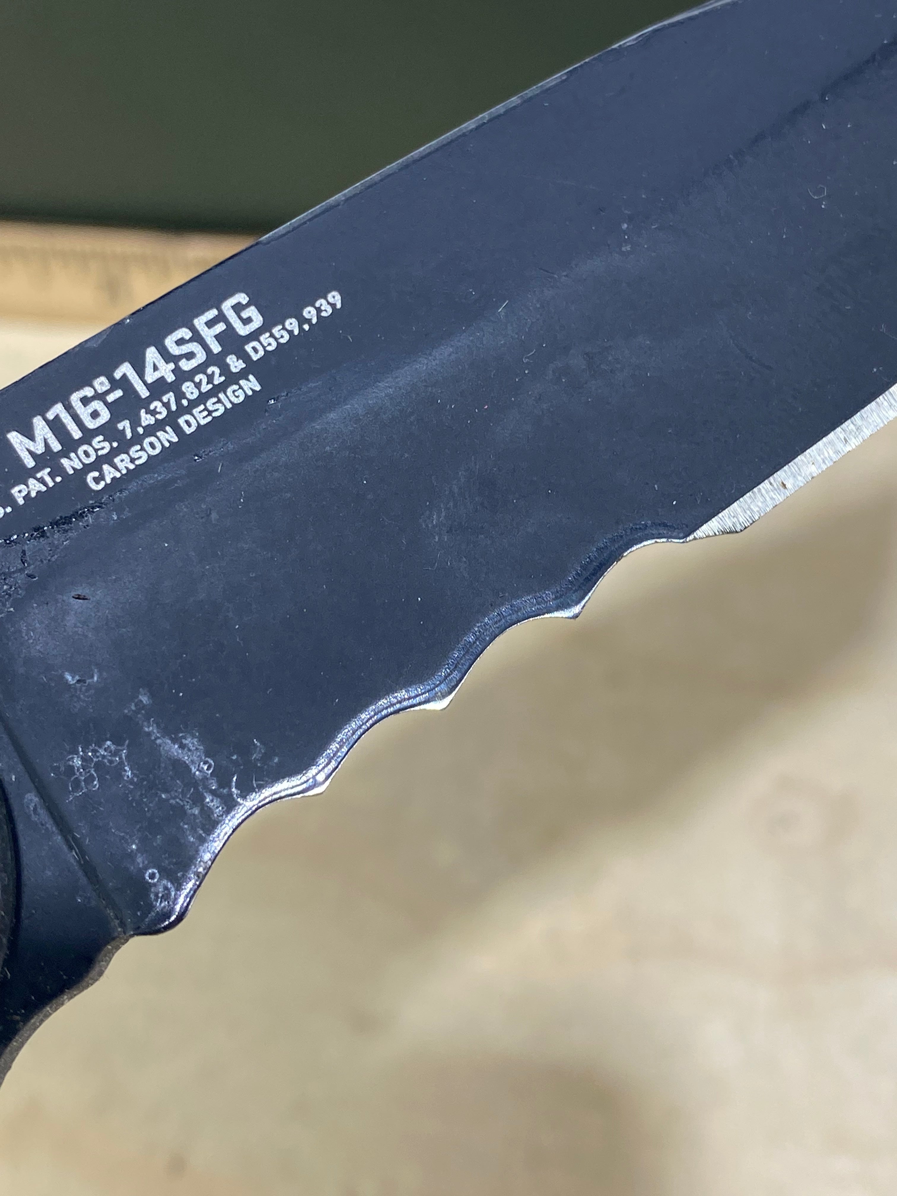CRKT M16-14SFG #101. Light usage