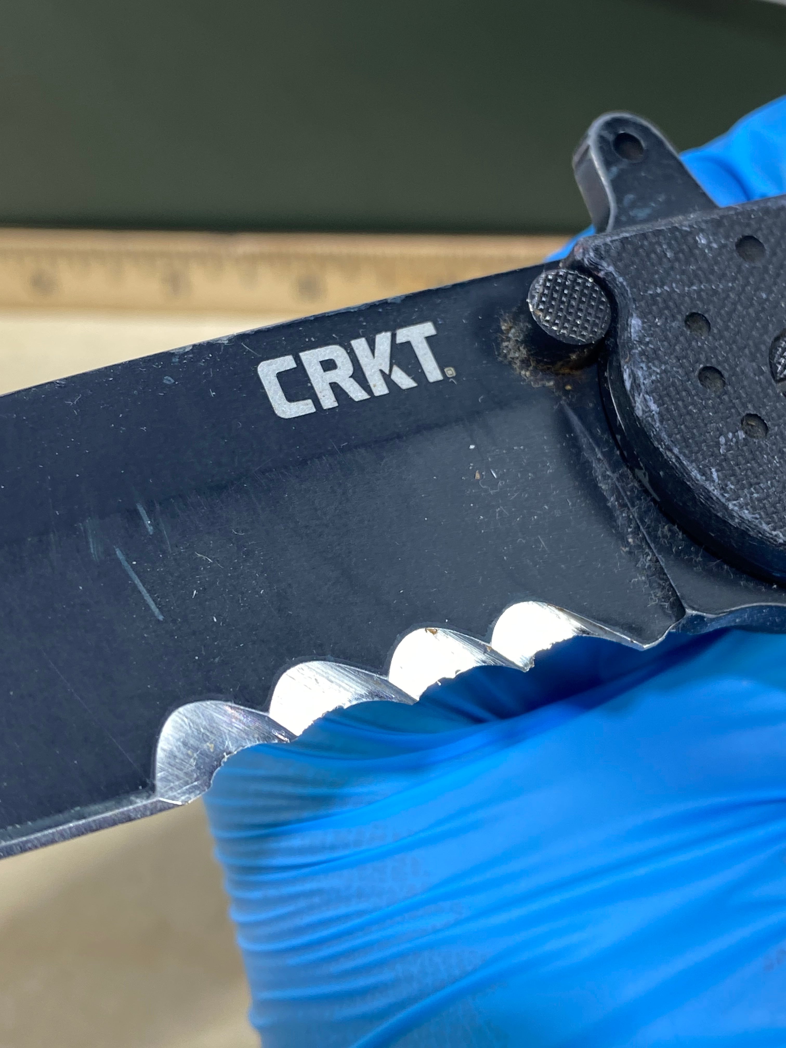 CRKT M16-14SFG #102. Light usage. Resharpened