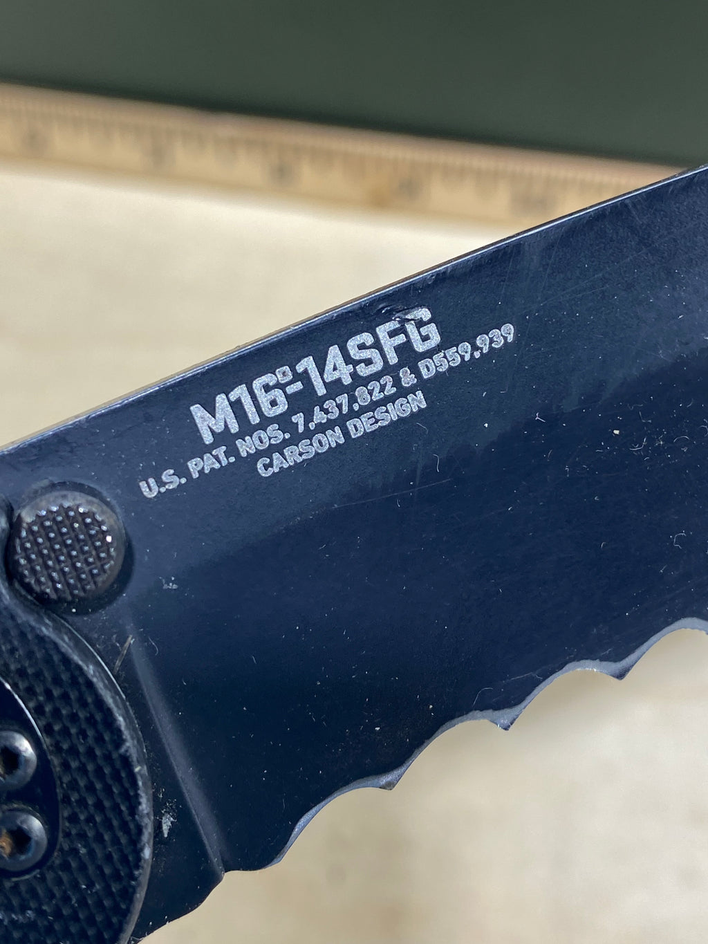 CRKT M16-14SFG #104. Light usage. Resharpened
