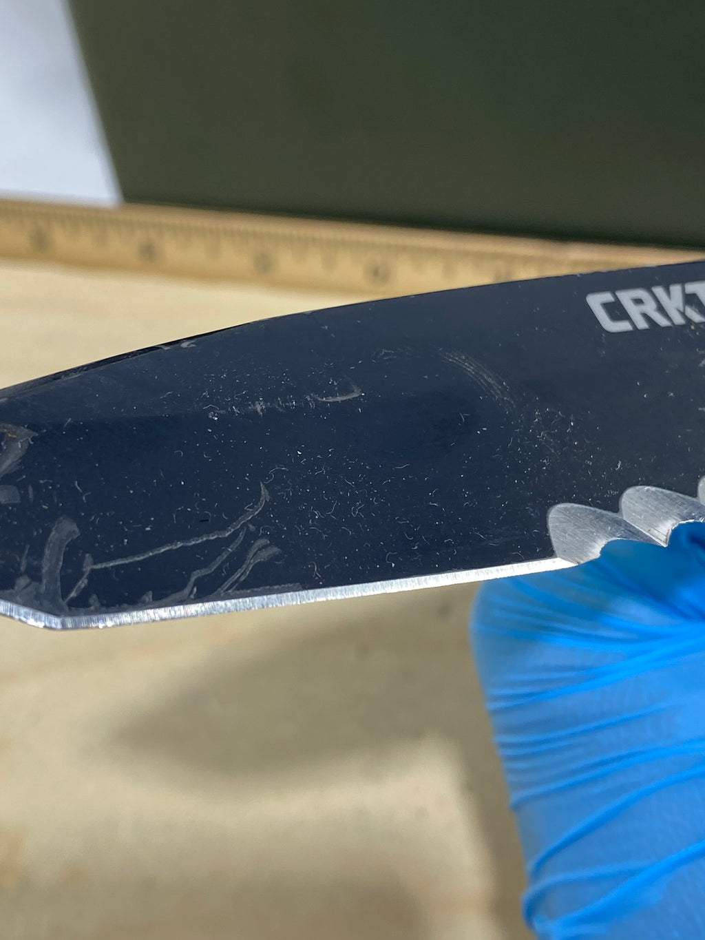 CRKT M16-14SFG #104. Light usage. Resharpened
