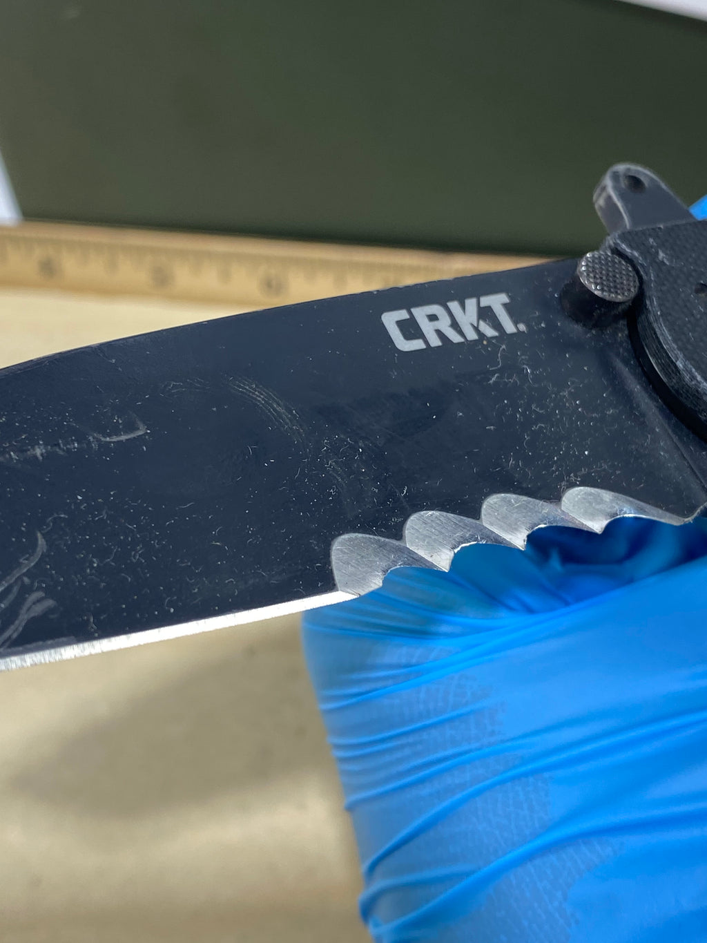 CRKT M16-14SFG #104. Light usage. Resharpened
