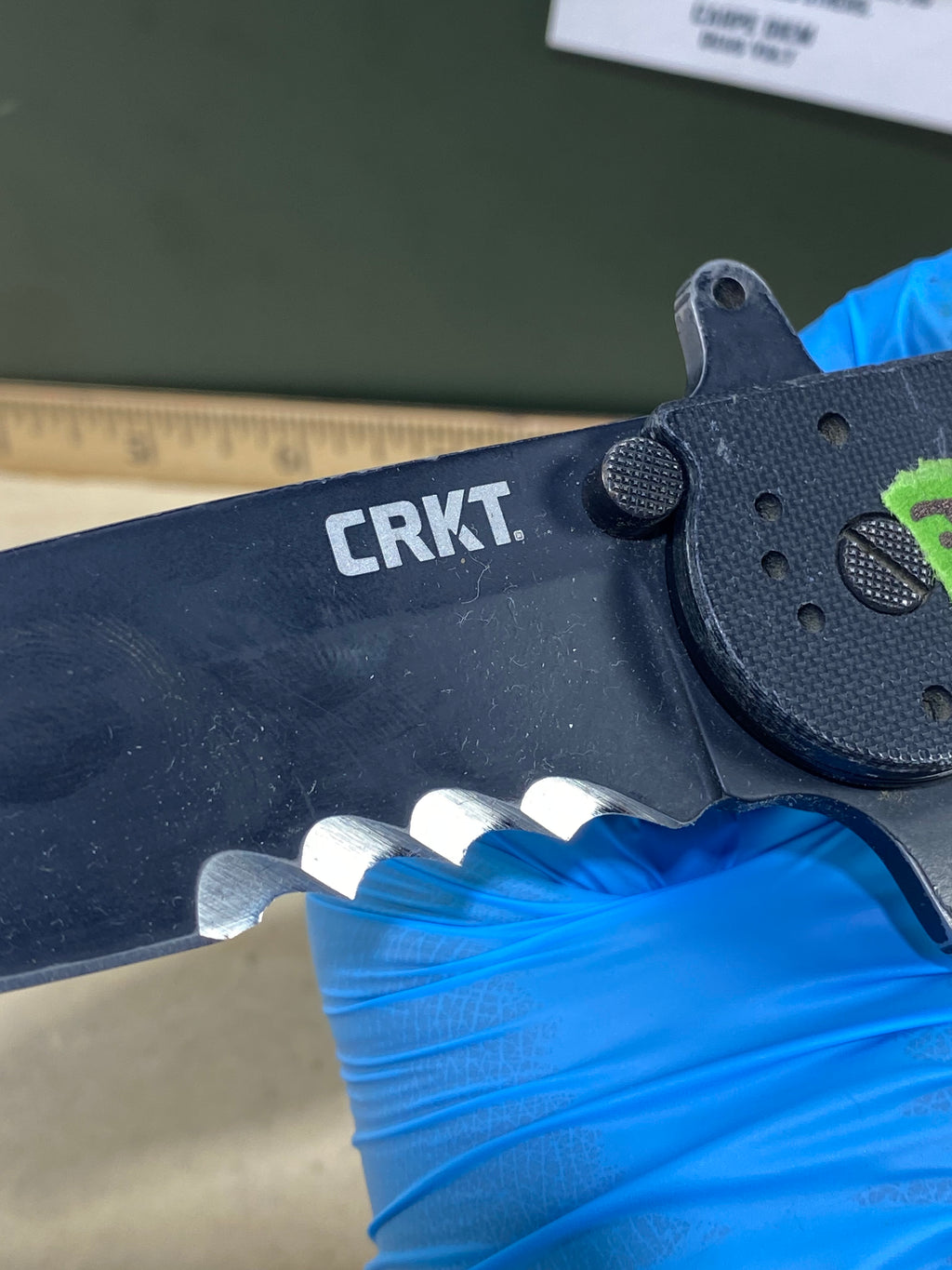 CRKT M16-14SFG #104. Light usage. Resharpened