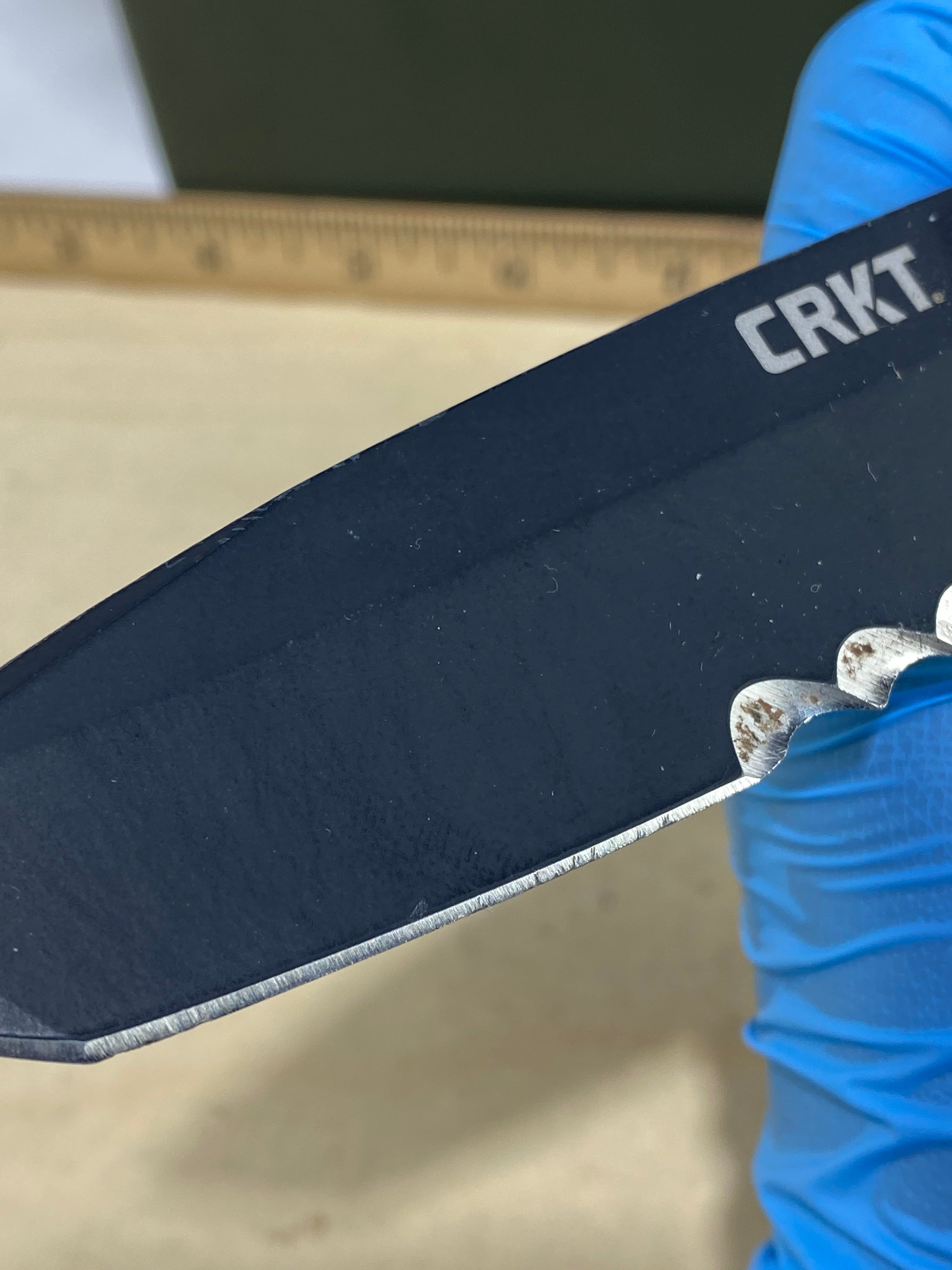 CRKT M16-14SFG #105. Light usage. Chips on blade.