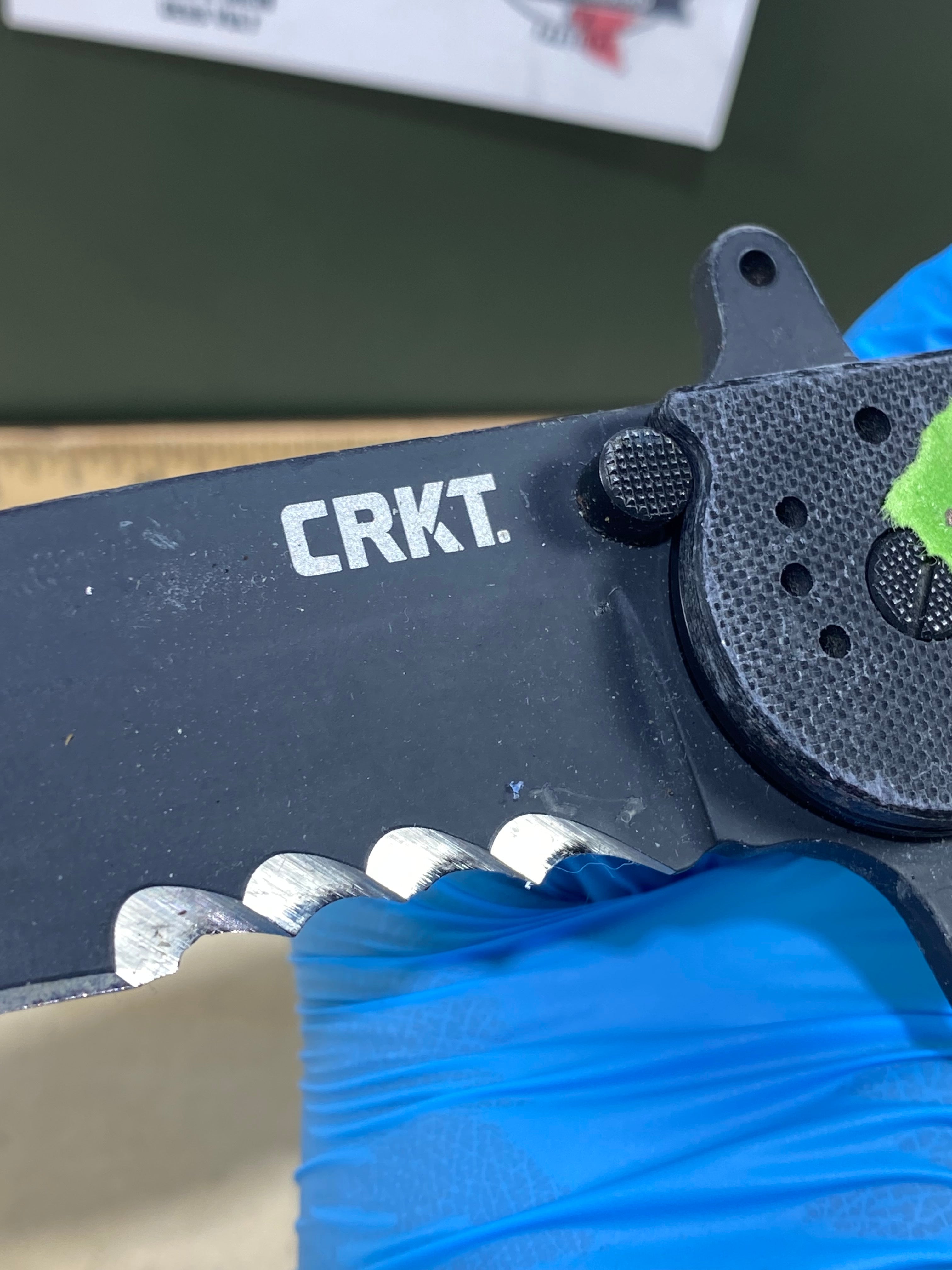 CRKT M16-14SFG #106. Light usage. Resharpened