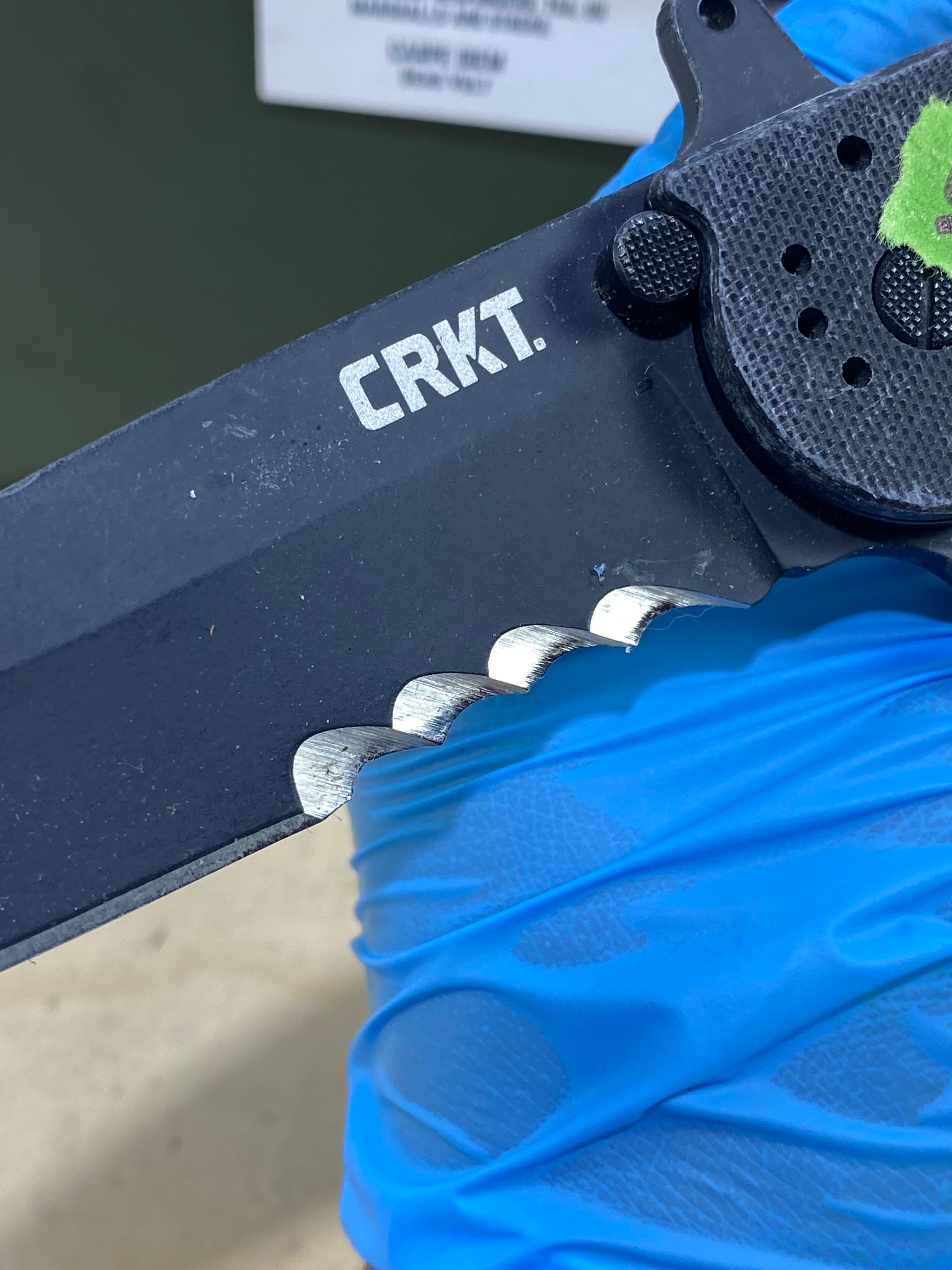 CRKT M16-14SFG #106. Light usage. Resharpened