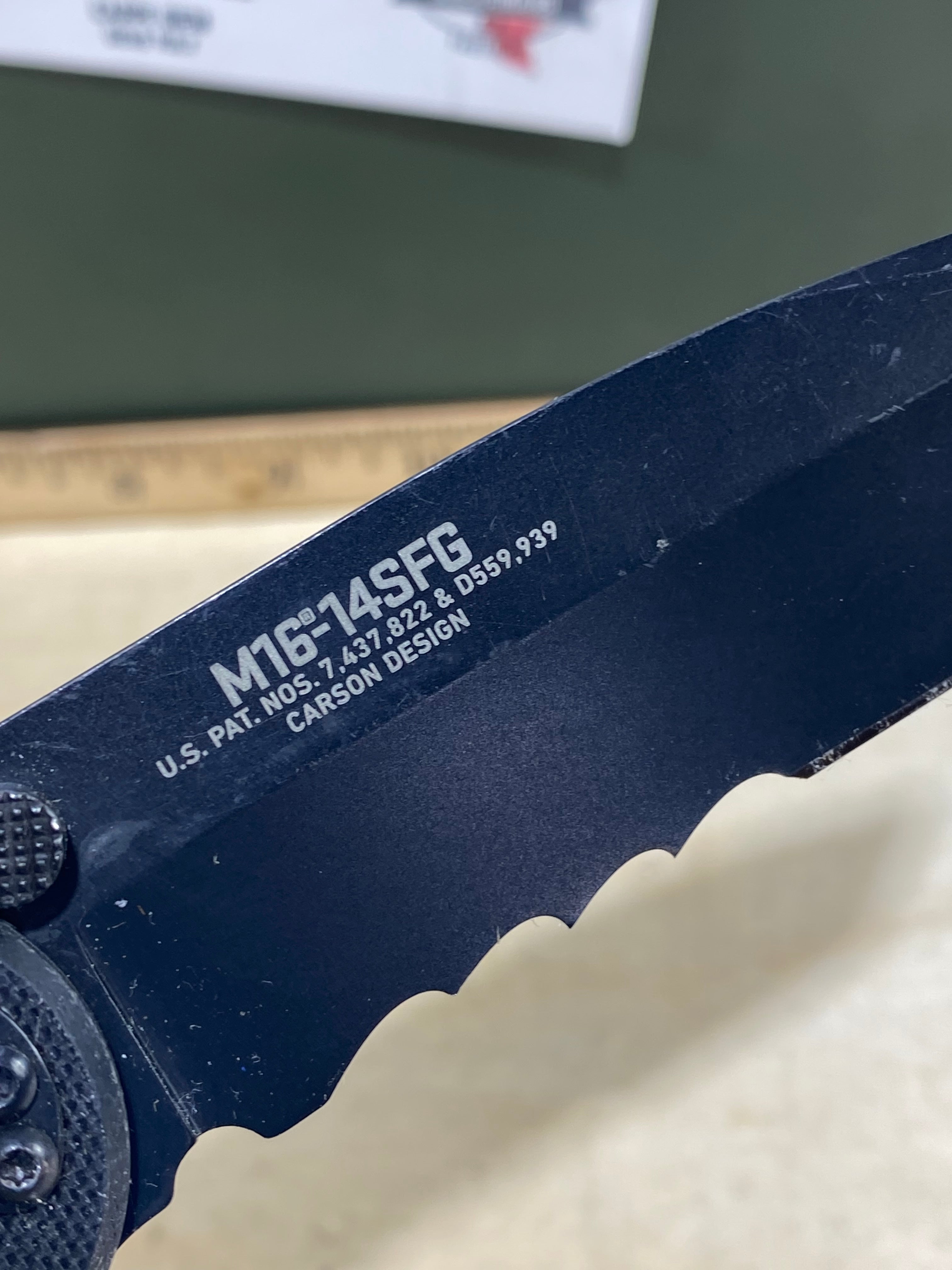 CRKT M16-14SFG #107. Light usage