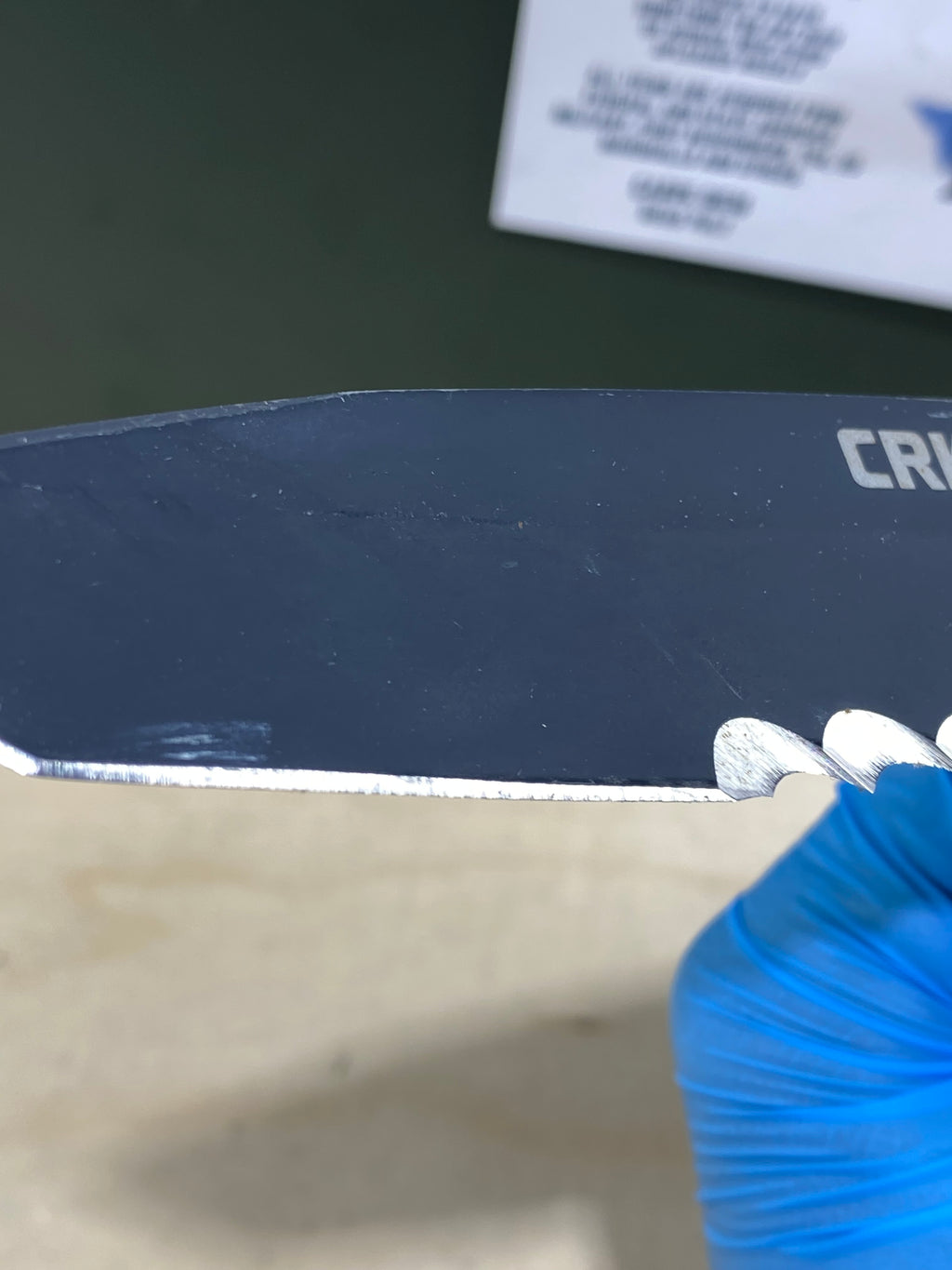 CRKT M16-14SFG #108. Light usage