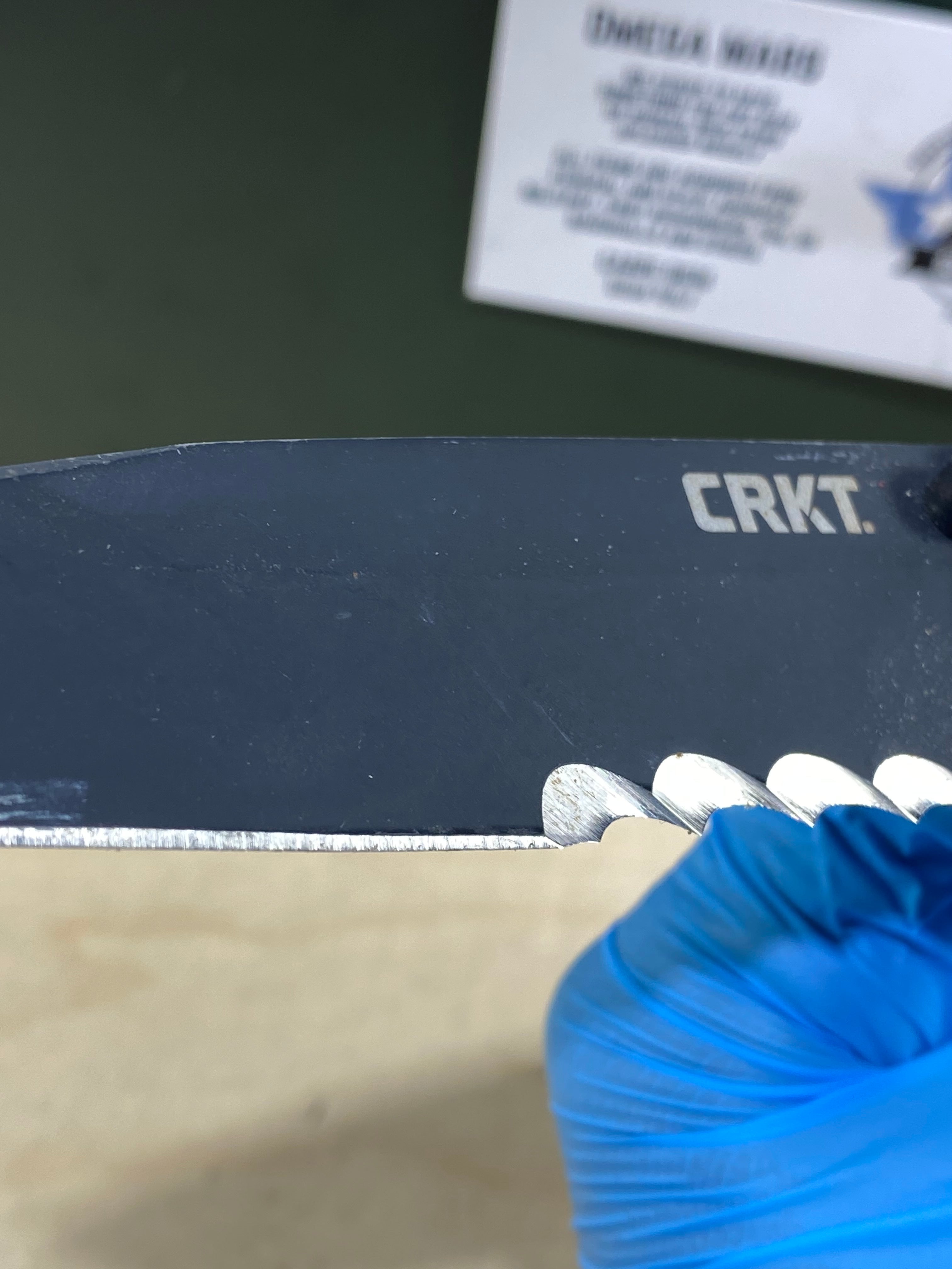 CRKT M16-14SFG #108. Light usage