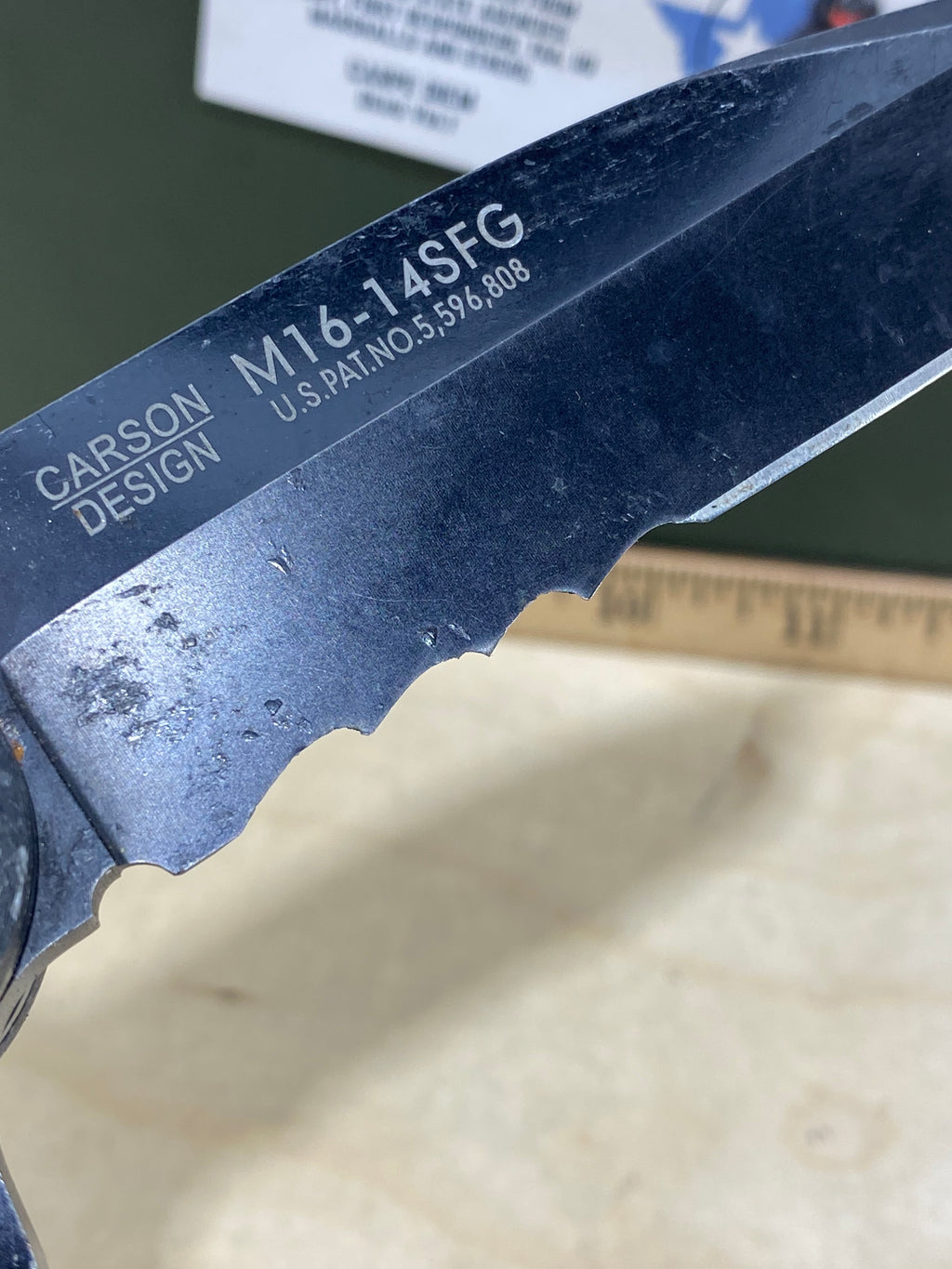 CRKT M16-14SFG #109. Light usage