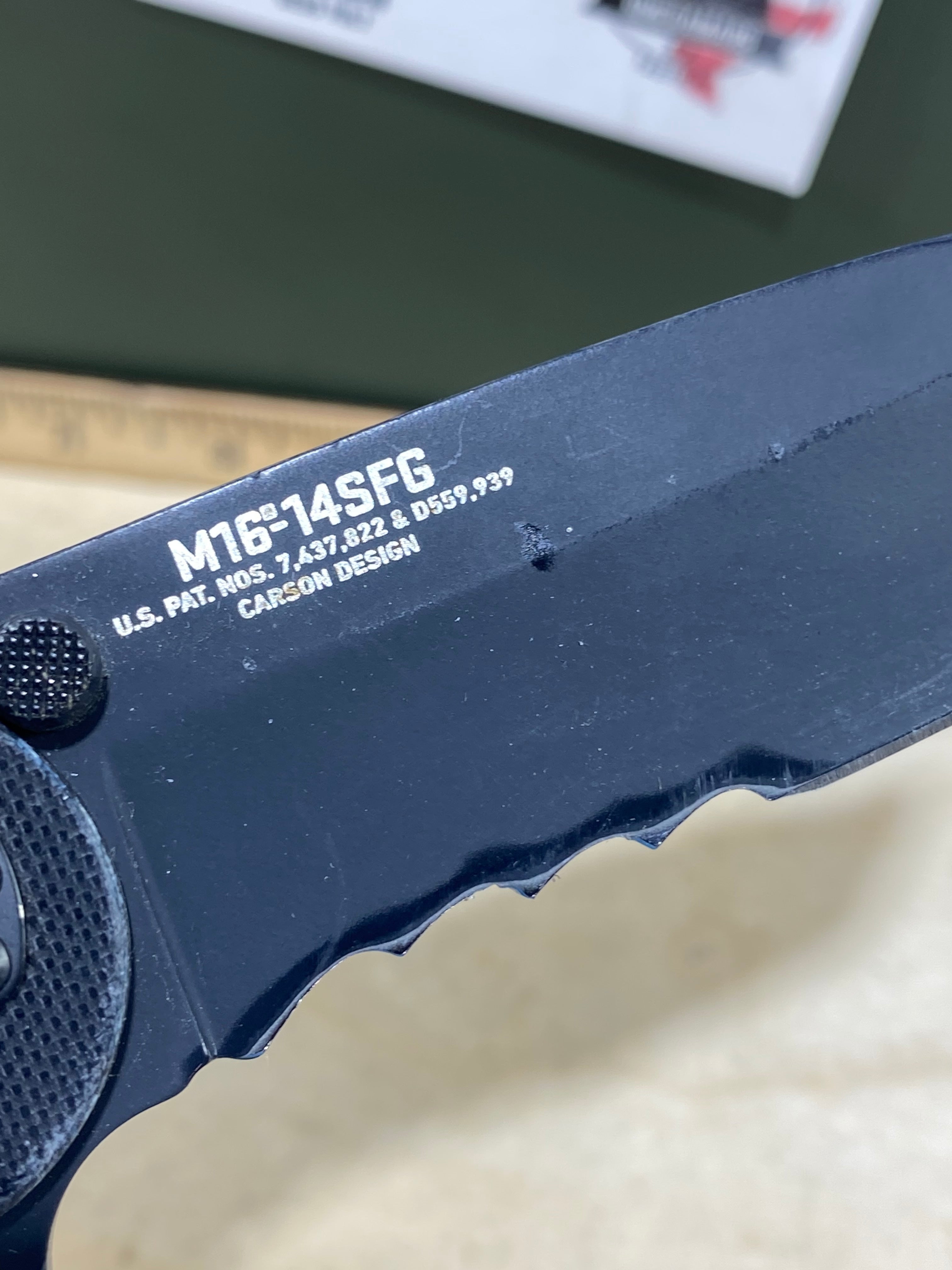 CRKT M16-14SFG #110. Light usage