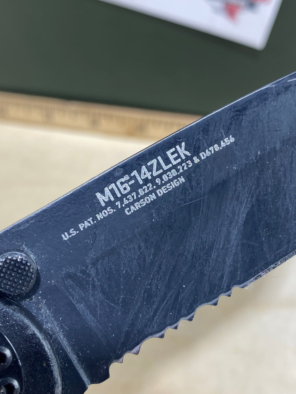 CRKT M16-14ZLEK #111. Light usage