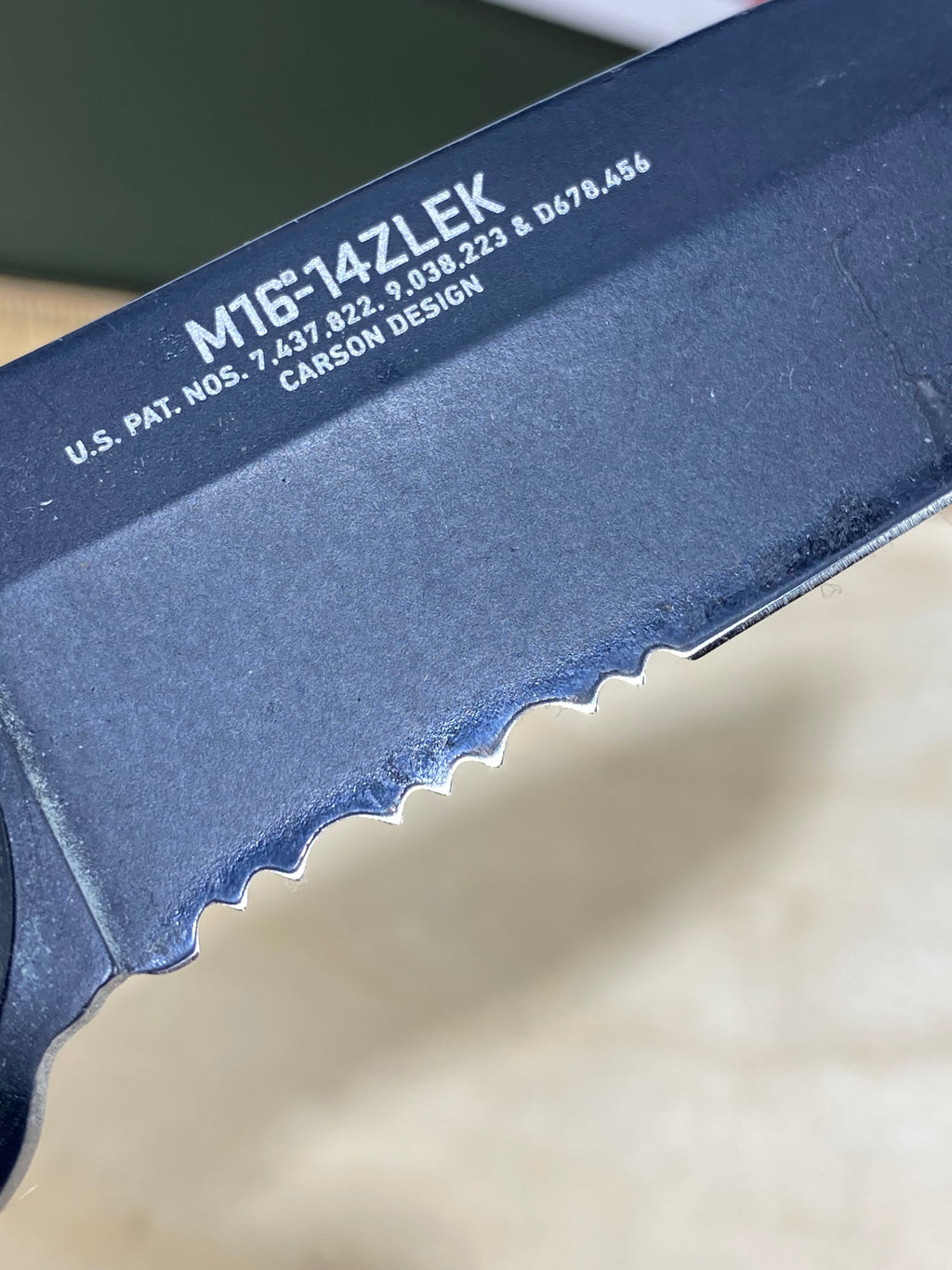 CRKT M16-14ZLEK #112. Light usage.
