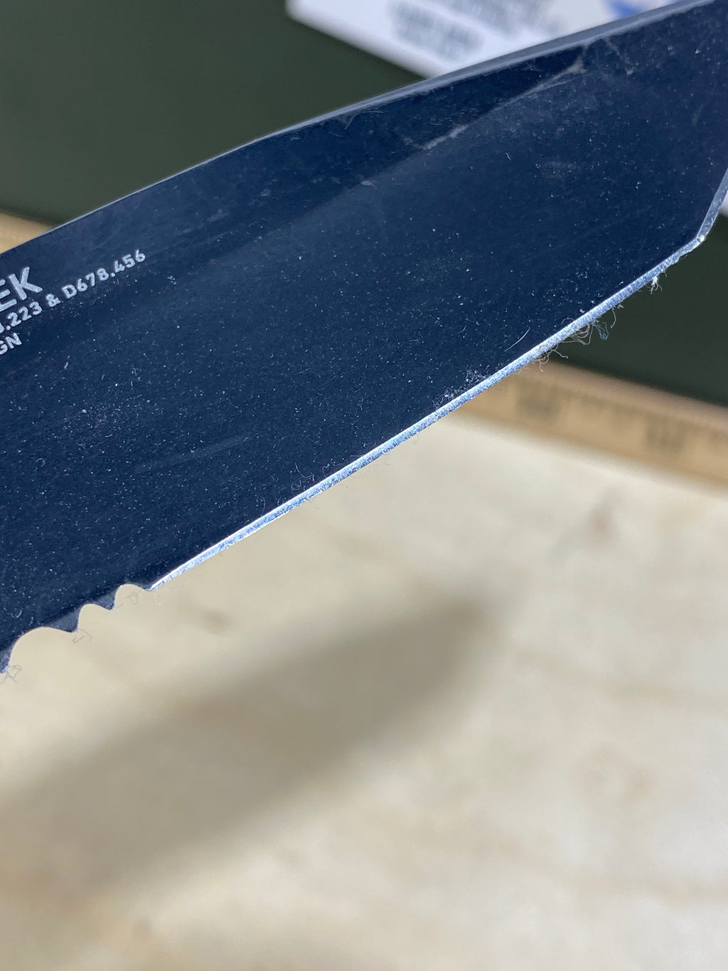 CRKT M16-14ZLEK #113. Light usage. Chips on blade