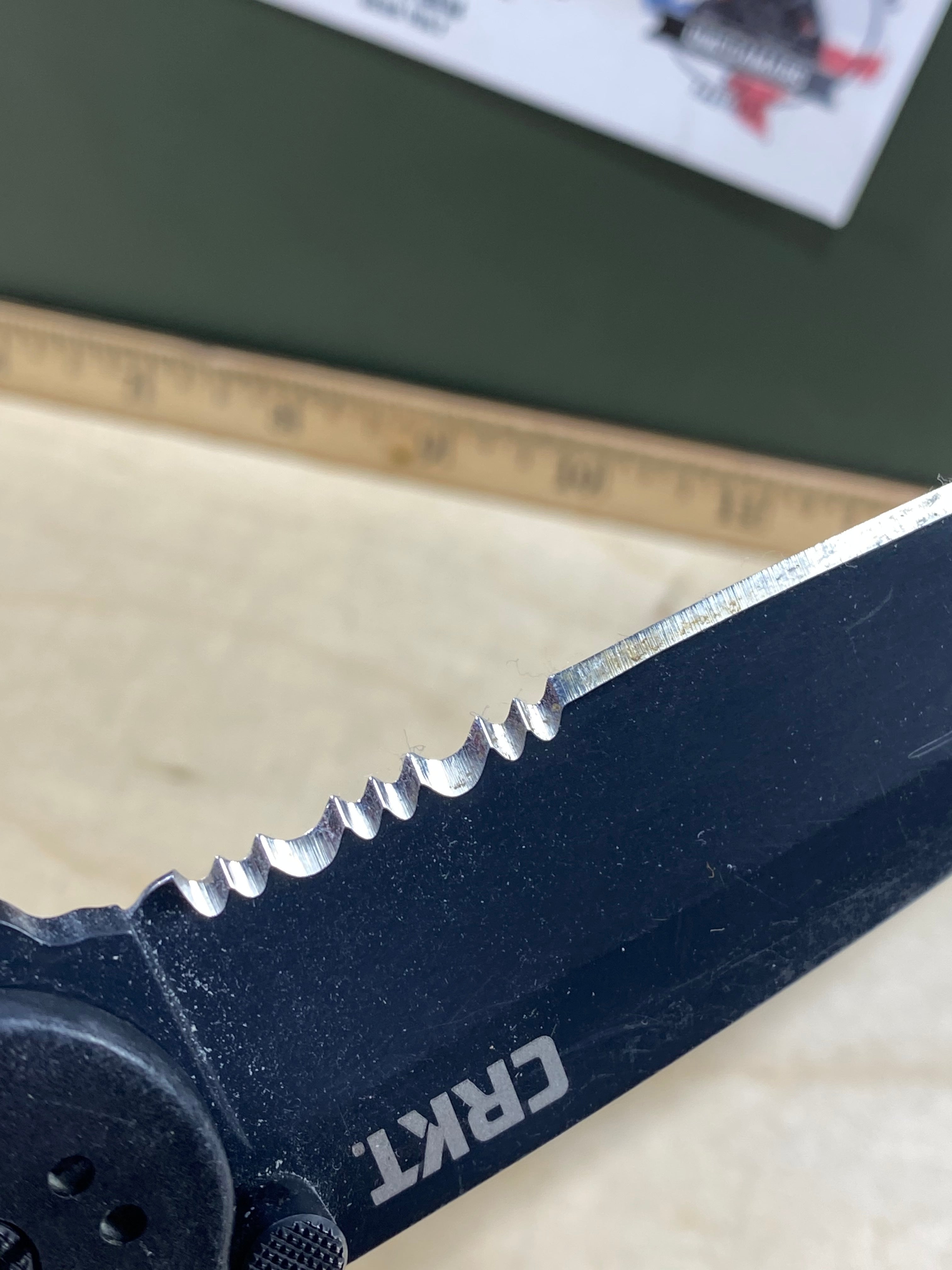 CRKT M16-14ZLEK #113. Light usage. Chips on blade
