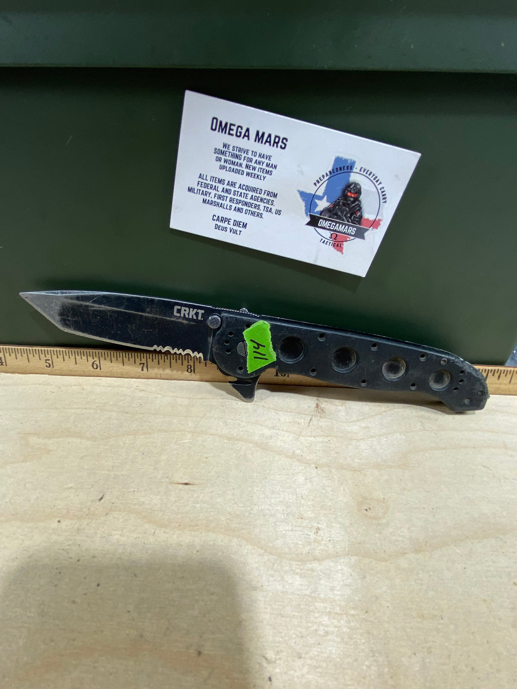 CRKT M16-14ZLEK #114. Light usage. Resharpened