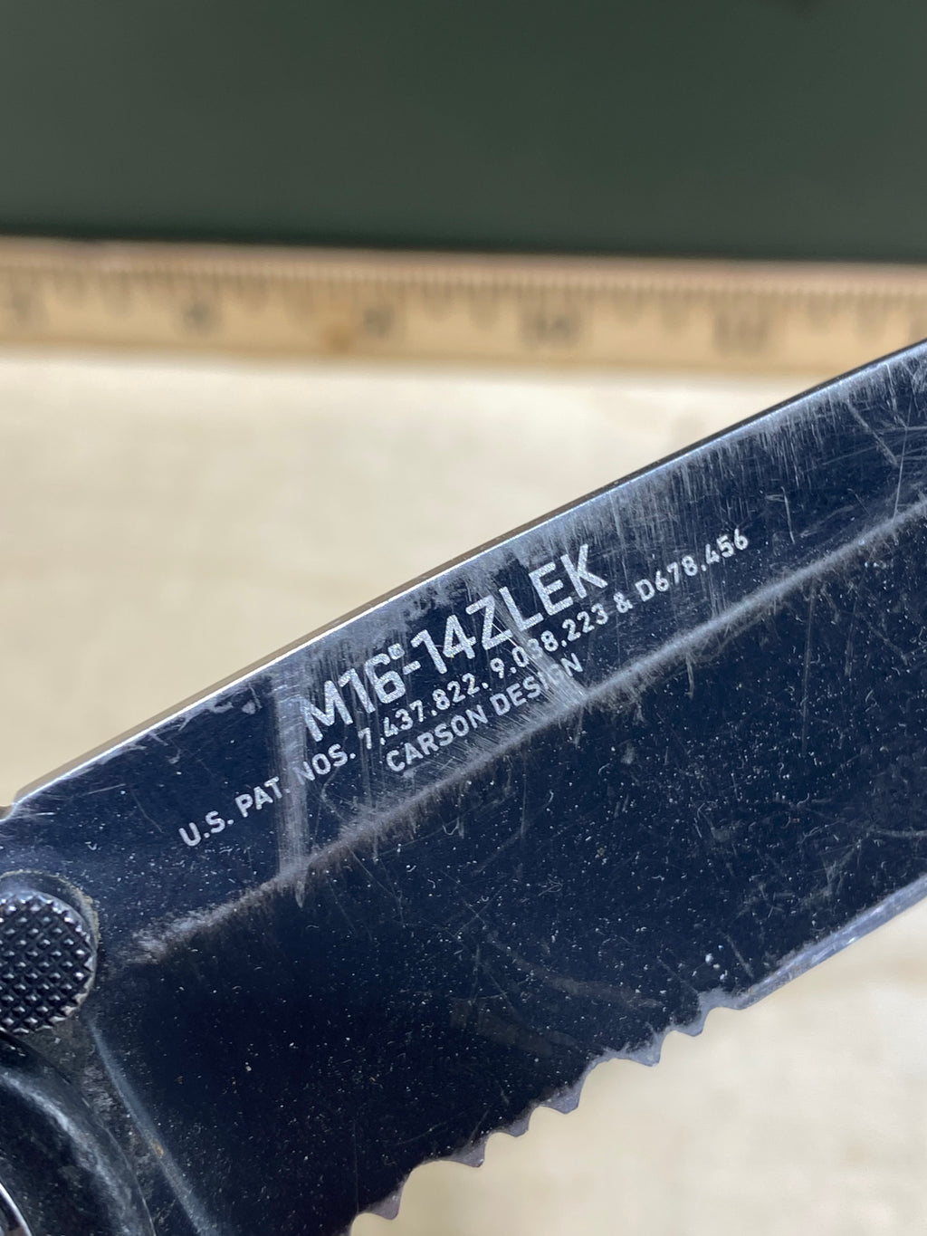 CRKT M16-14ZLEK #114. Light usage. Resharpened