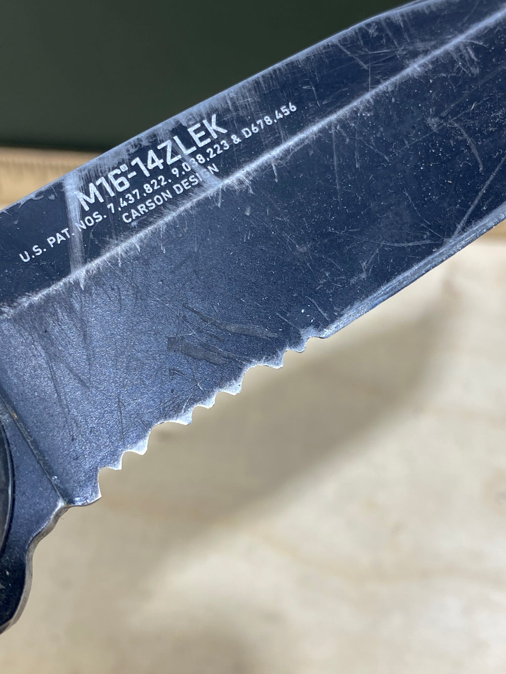 CRKT M16-14ZLEK #114. Light usage. Resharpened