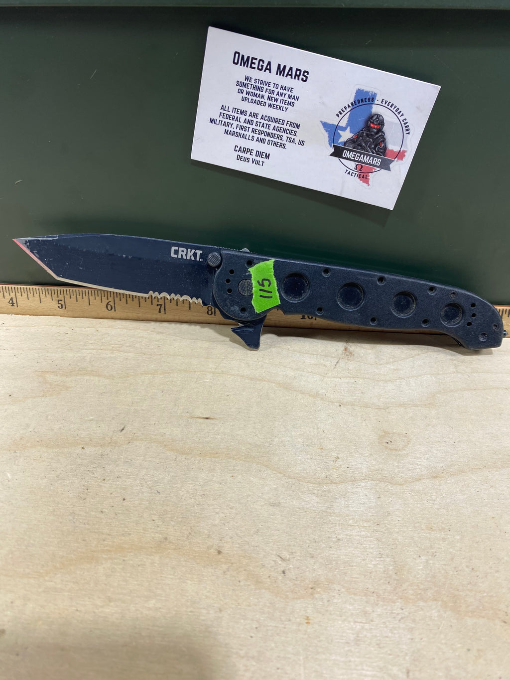 CRKT M16-14ZLEK #115. Light usage. Resharpened