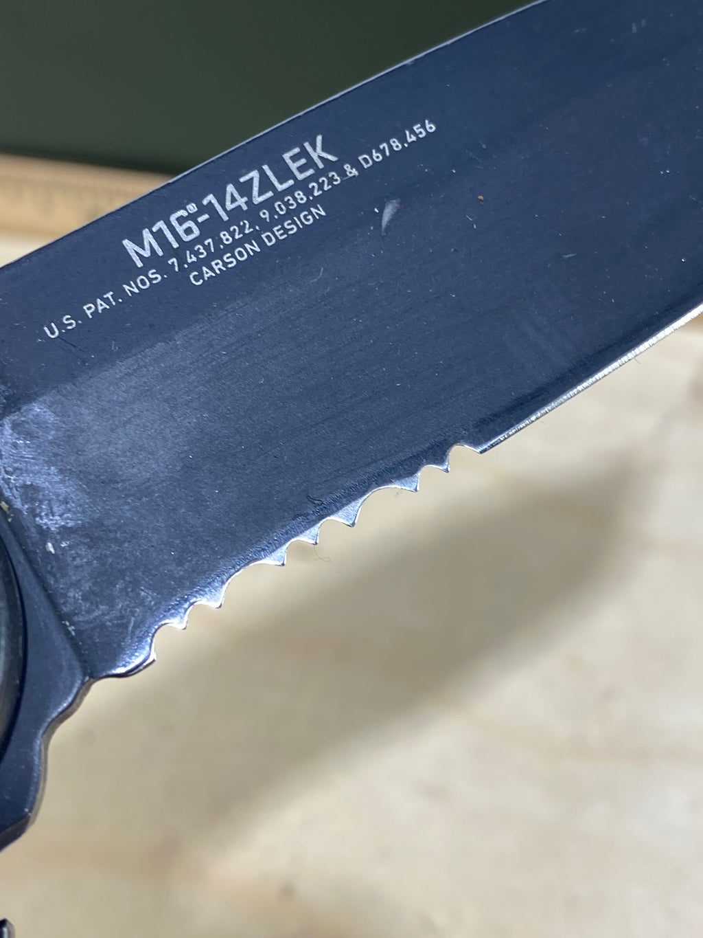CRKT M16-14ZLEK #115. Light usage. Resharpened