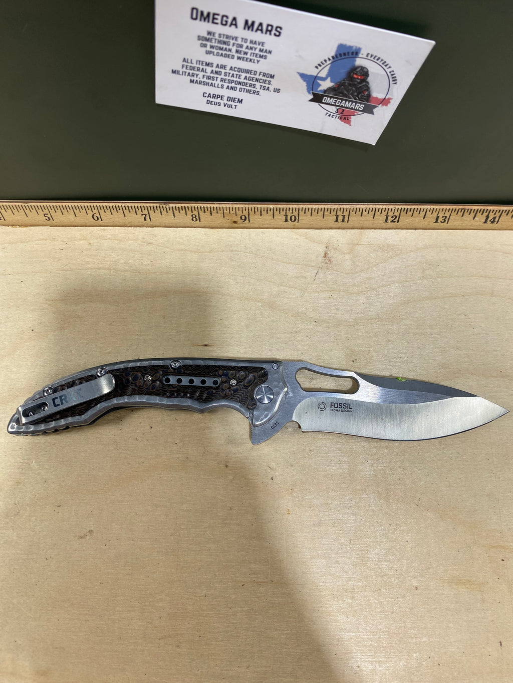 CRKT 5470 Fosil #116. Light usage