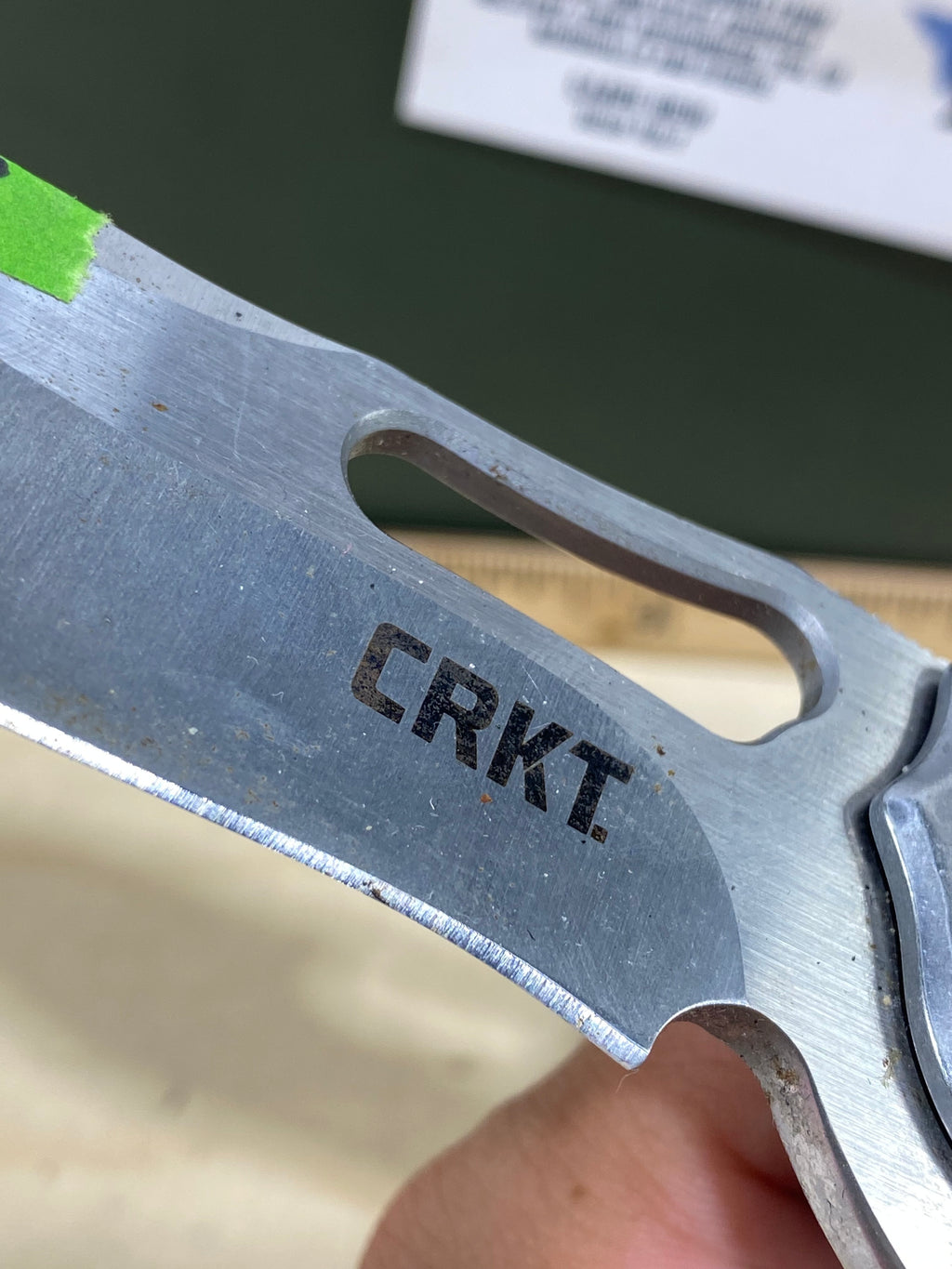CRKT 5470 Fosil #117. Light usage.