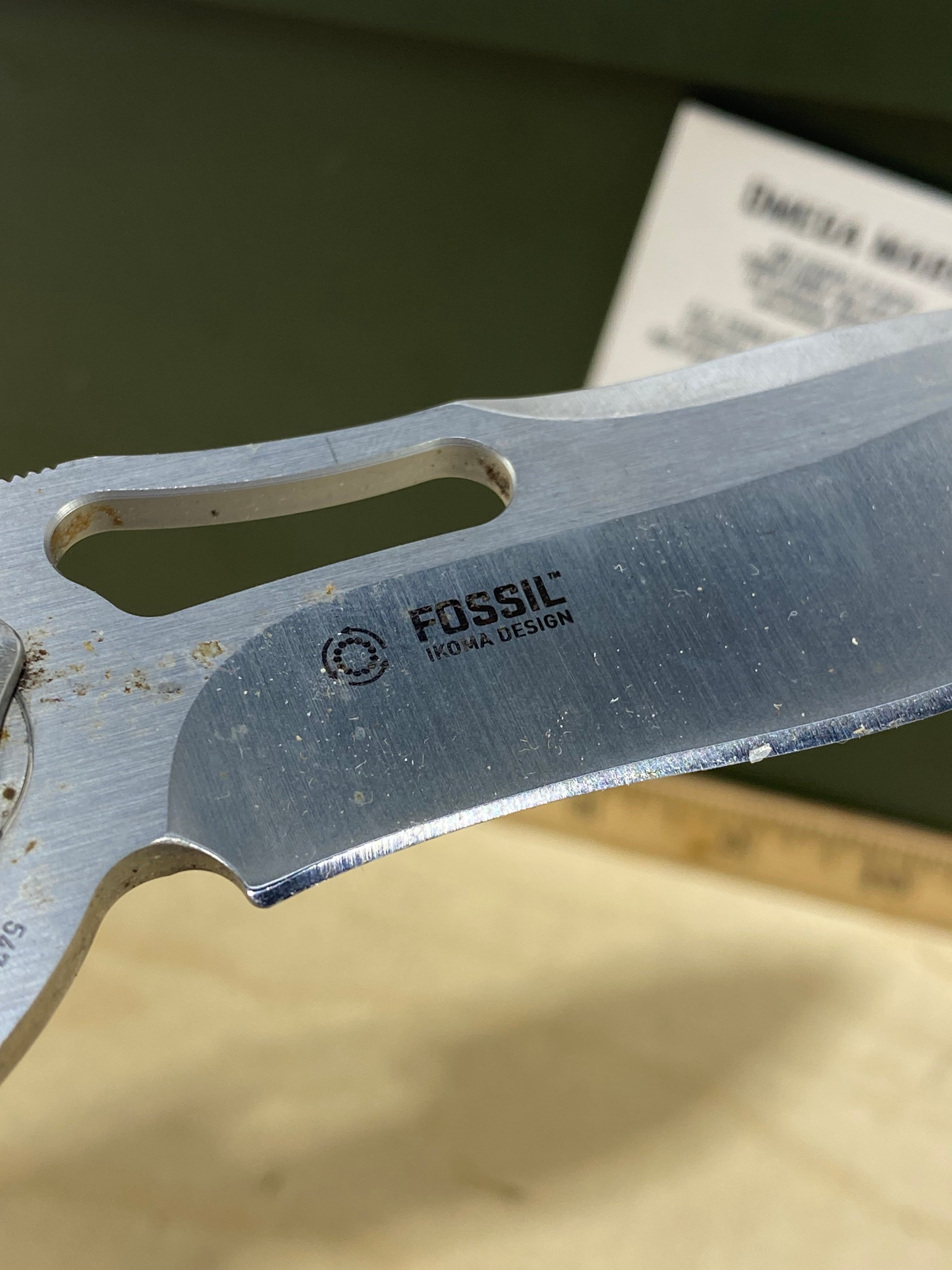 CRKT 5470 Fosil #118. Light usage.