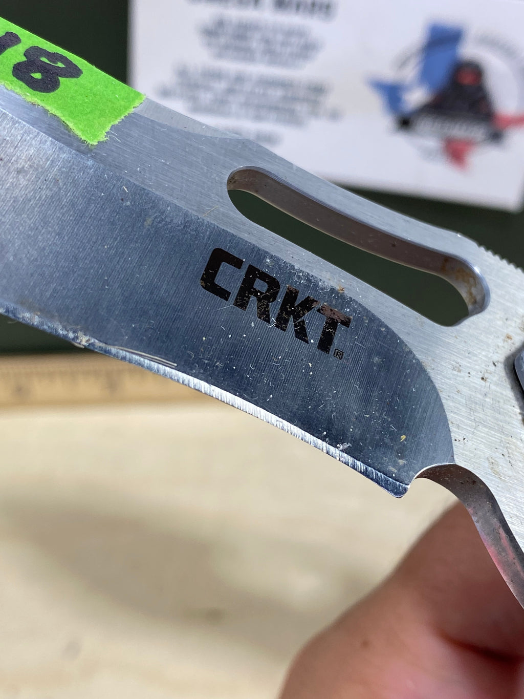 CRKT 5470 Fosil #118. Light usage.