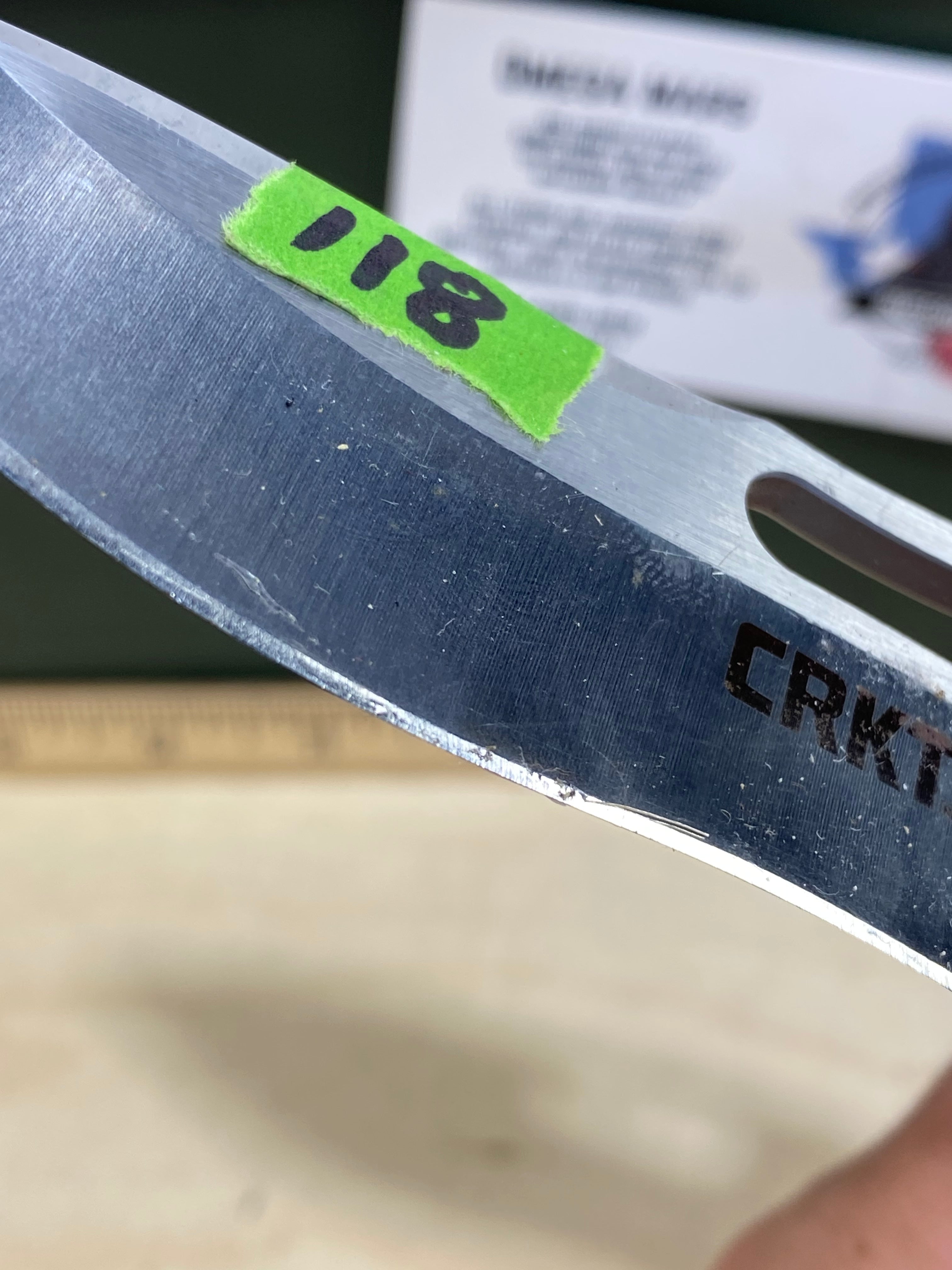 CRKT 5470 Fosil #118. Light usage.