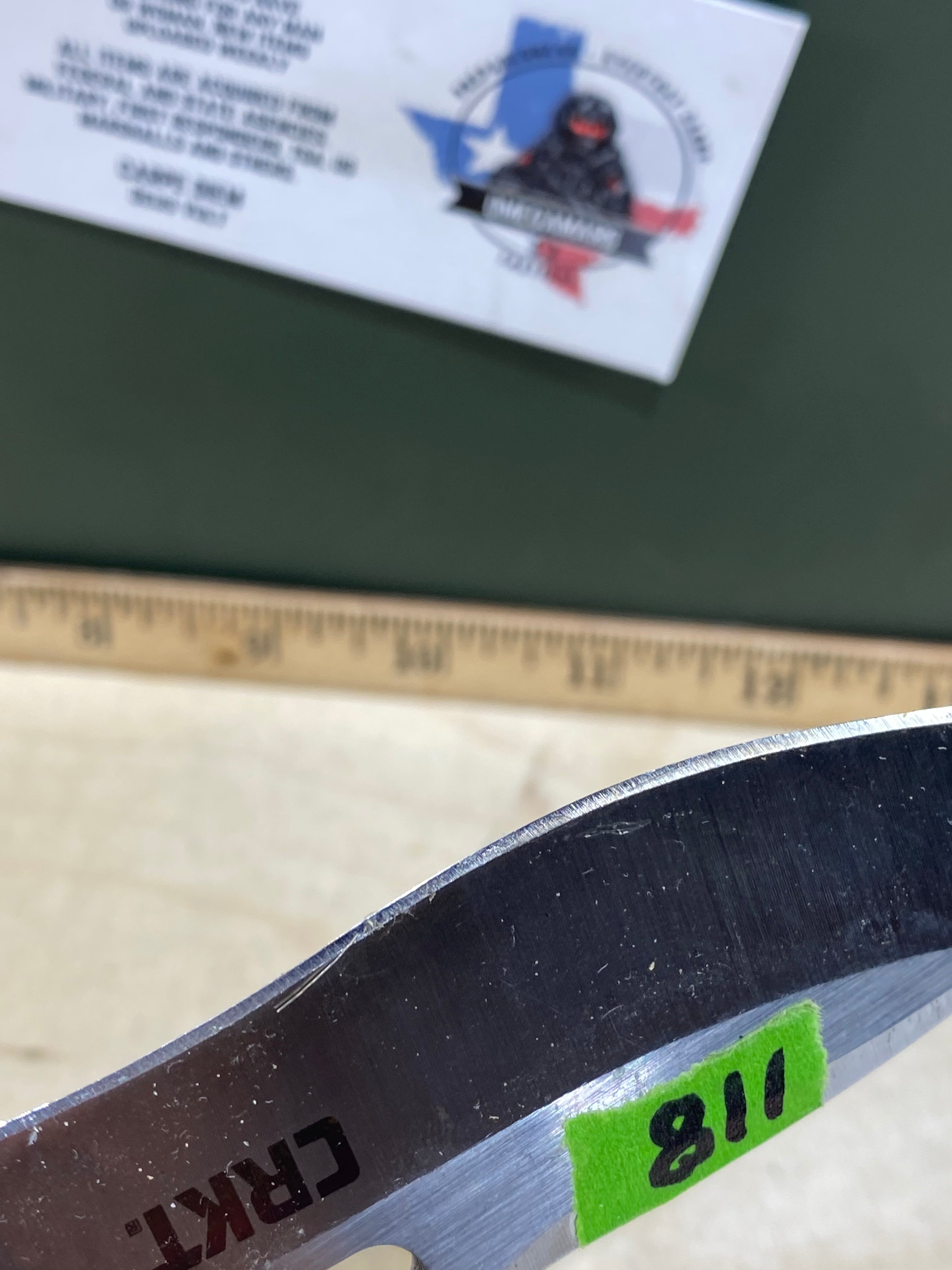 CRKT 5470 Fosil #118. Light usage.