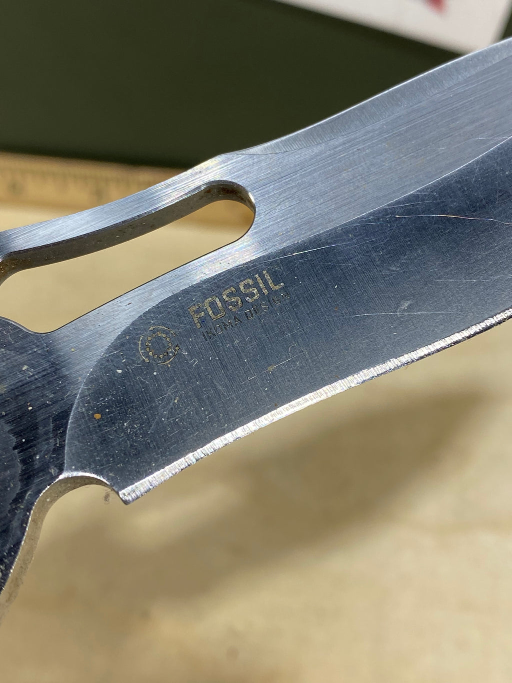 CRKT 5470 Fosil #119. Light usage. Missing pocket clip