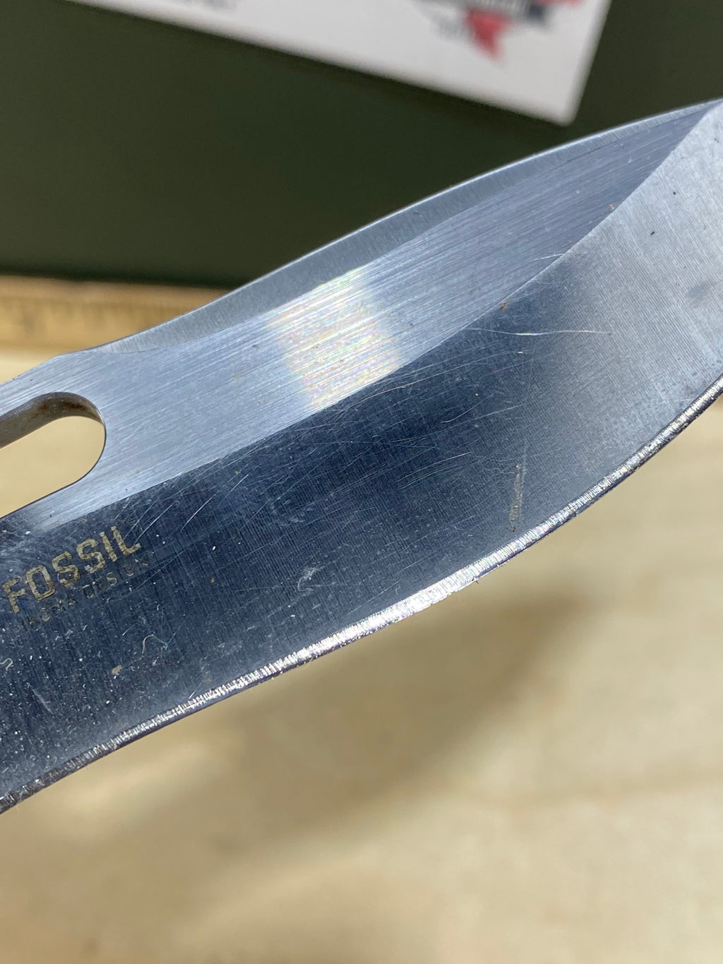 CRKT 5470 Fosil #119. Light usage. Missing pocket clip