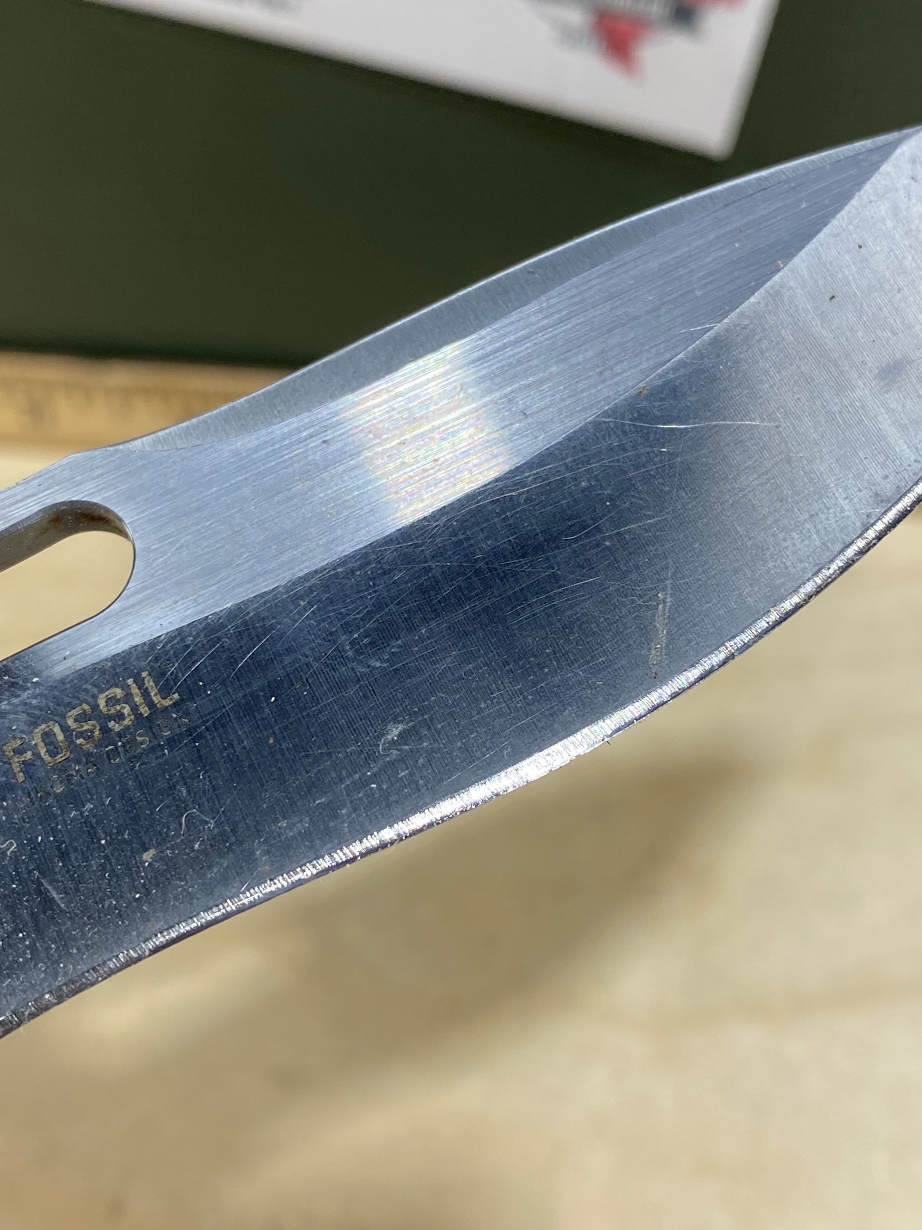 CRKT 5470 Fosil #119. Light usage. Missing pocket clip