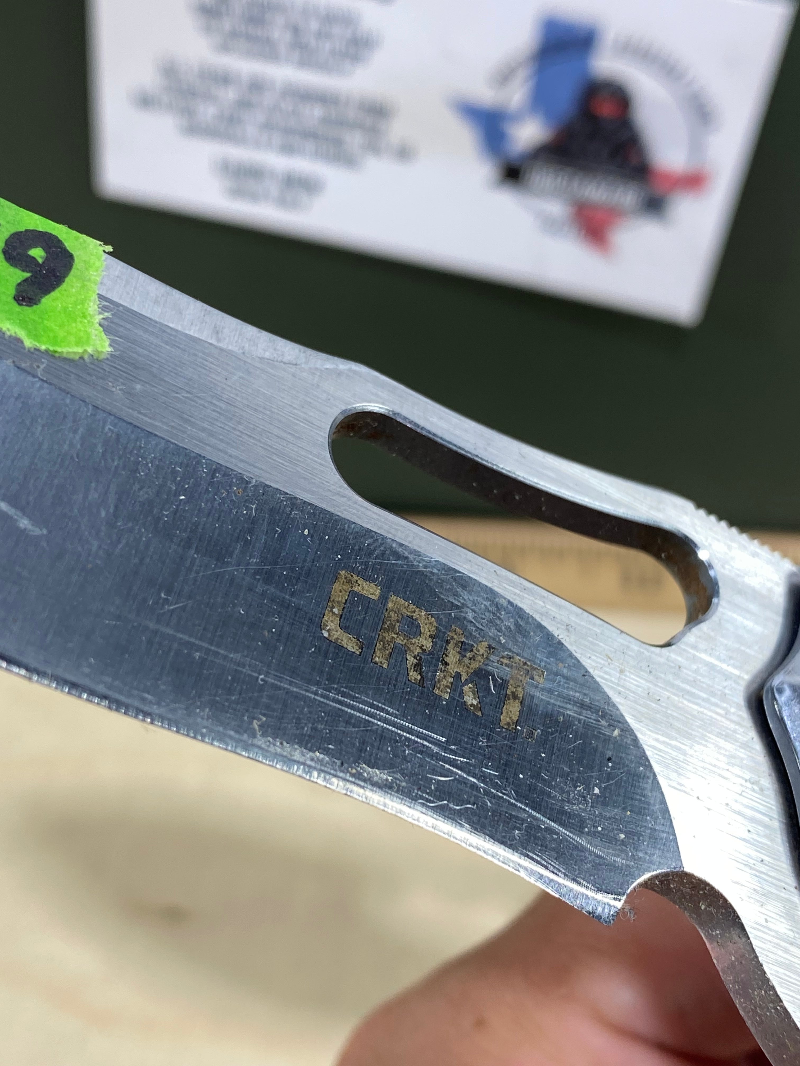 CRKT 5470 Fosil #119. Light usage. Missing pocket clip