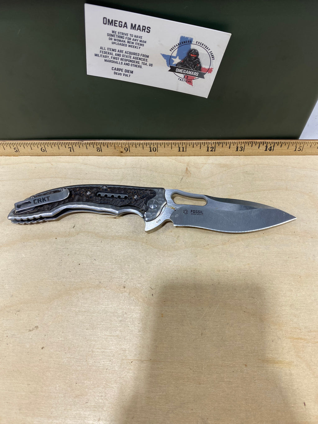 CRKT 5470 Fosil #121. Light usage