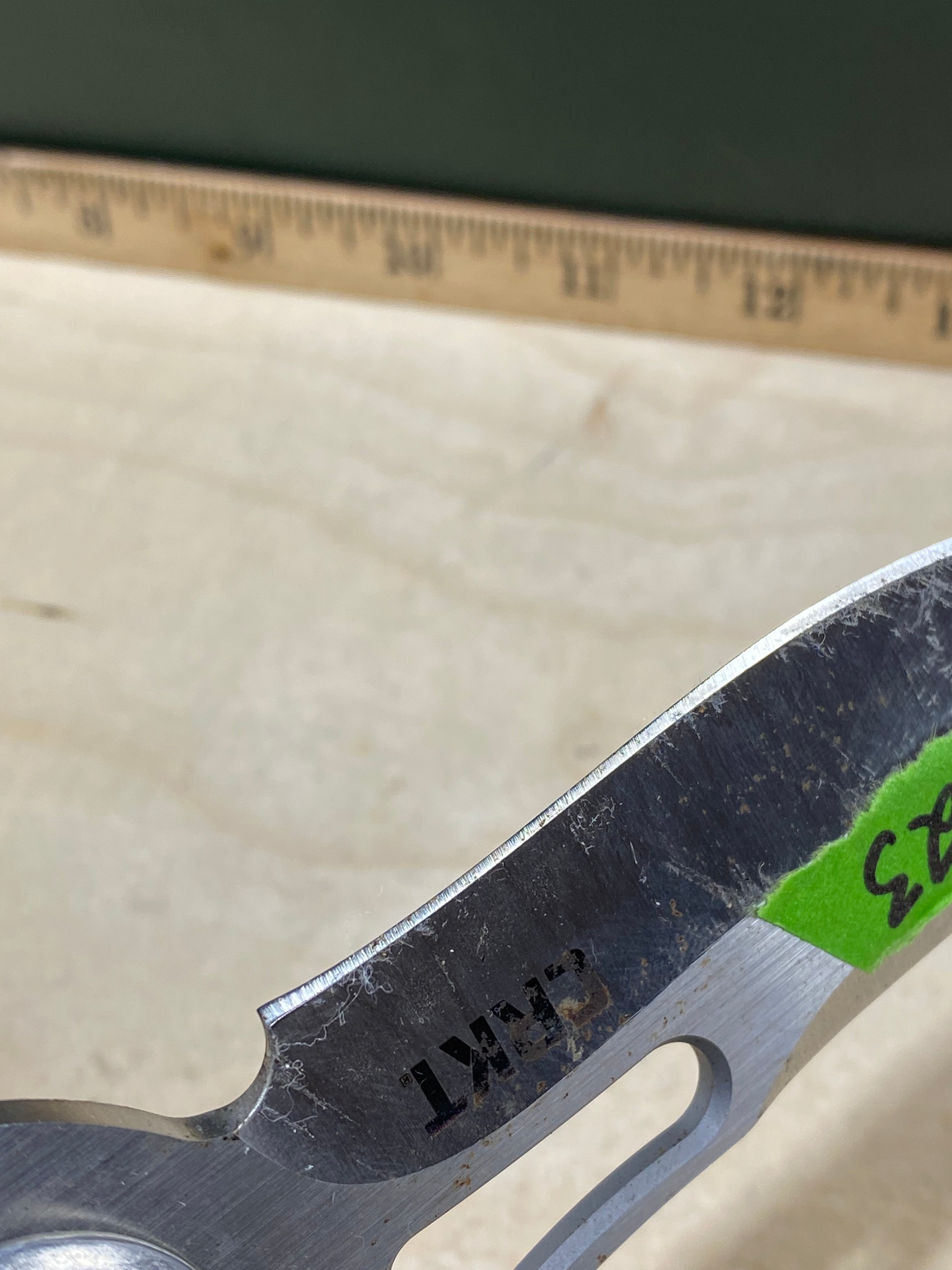 CRKT 5470 Fosil #123. Light usage. Dirty