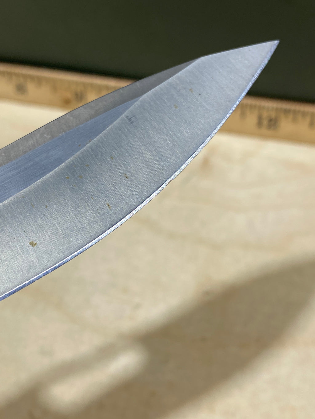 CRKT 5470 Fosil #124. Light usage. Chip on blade